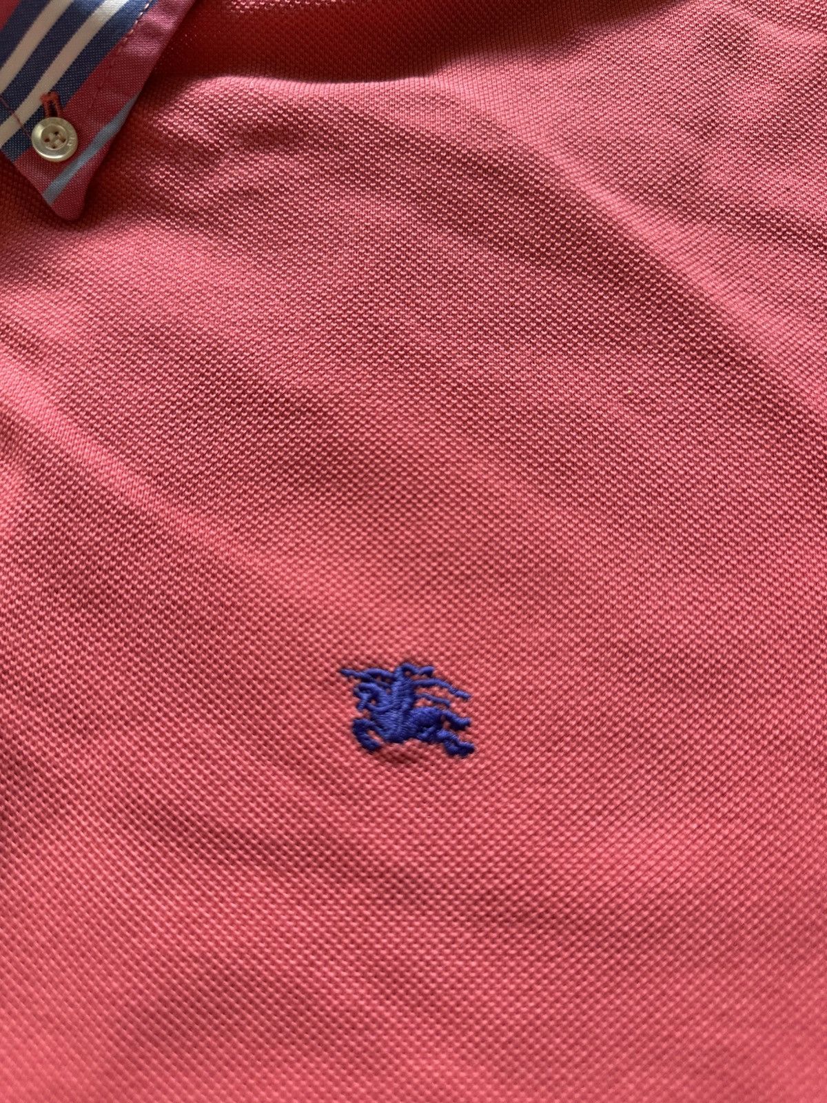 Burberry Vintage 90s Burberry Polo T-shirt Tee Mini Logo Y2K USA Size US S / EU 44-46 / 1 - 4 Thumbnail