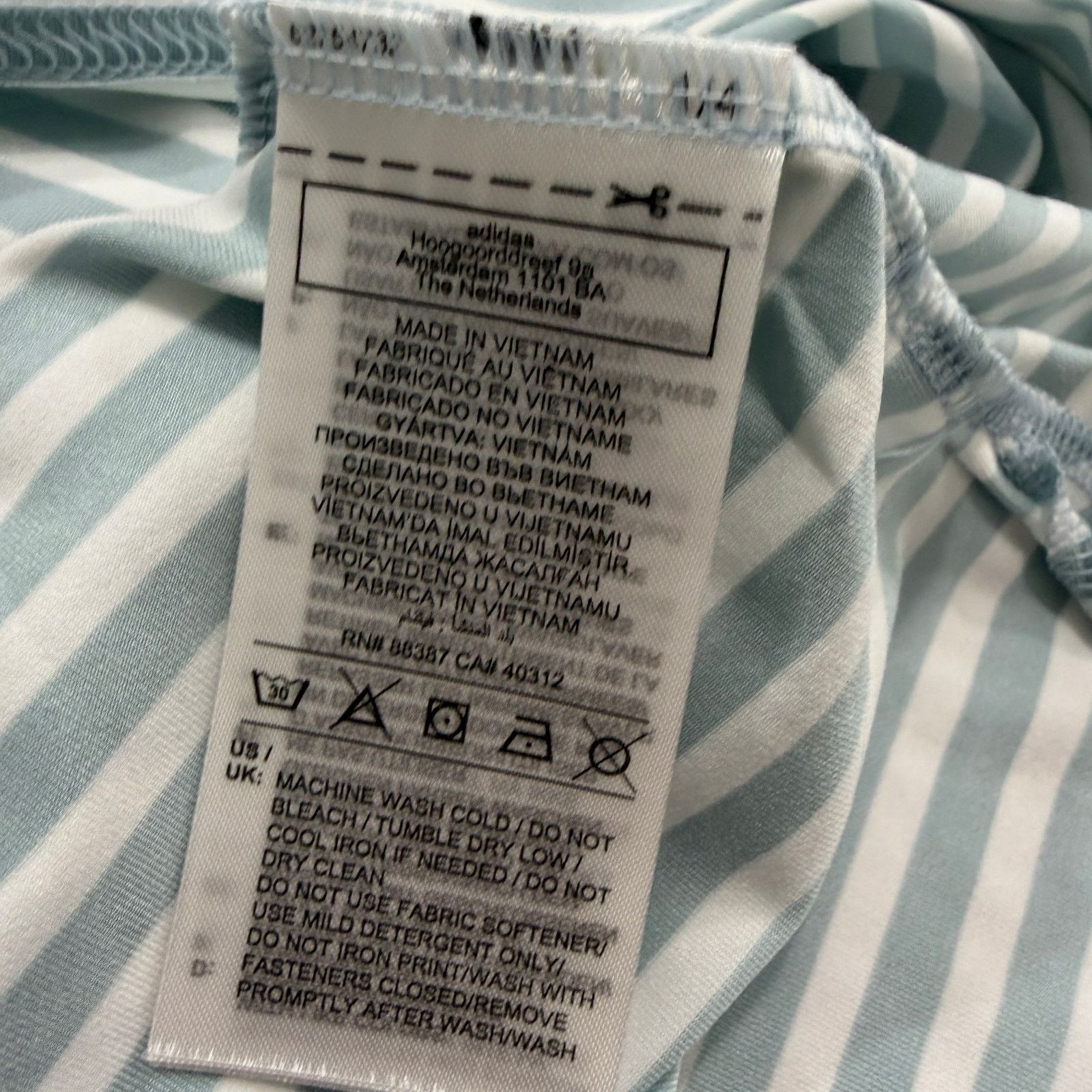 Adidas Adidas Ultimate365 Striped Polo Shirt Men's Extra Large NEW Size US XL / EU 56 / 4 - 7 Thumbnail