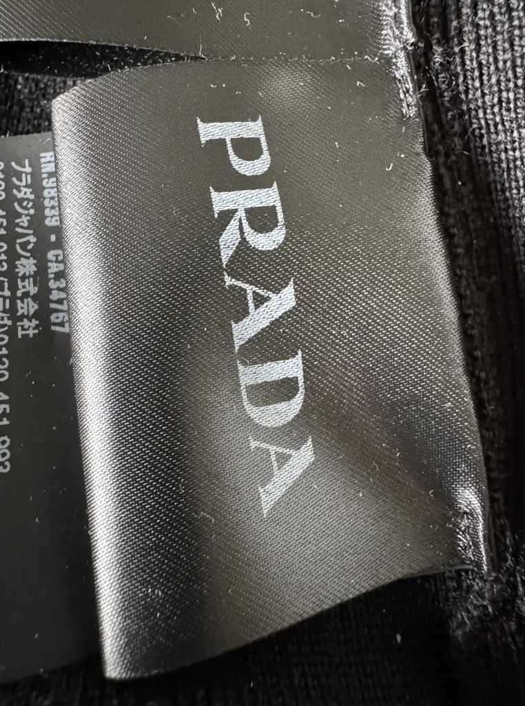 Prada Prada Black Sweatshirt & Wool Jacket with Re-Nylon Details Size US M / EU 48-50 / 2 - 8 Thumbnail