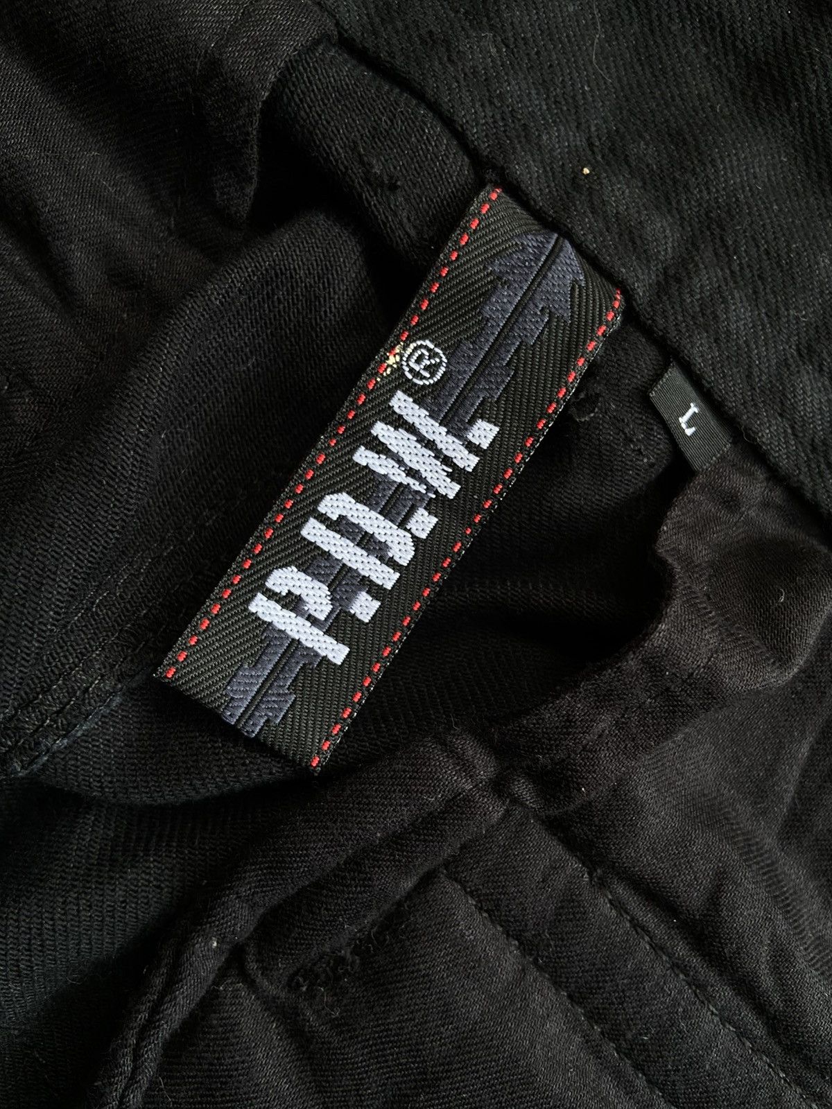 Japanese Brand 2000s P.D.W - Vkei Style Denim Leather Riders Pants Size US 33 - 6 Thumbnail