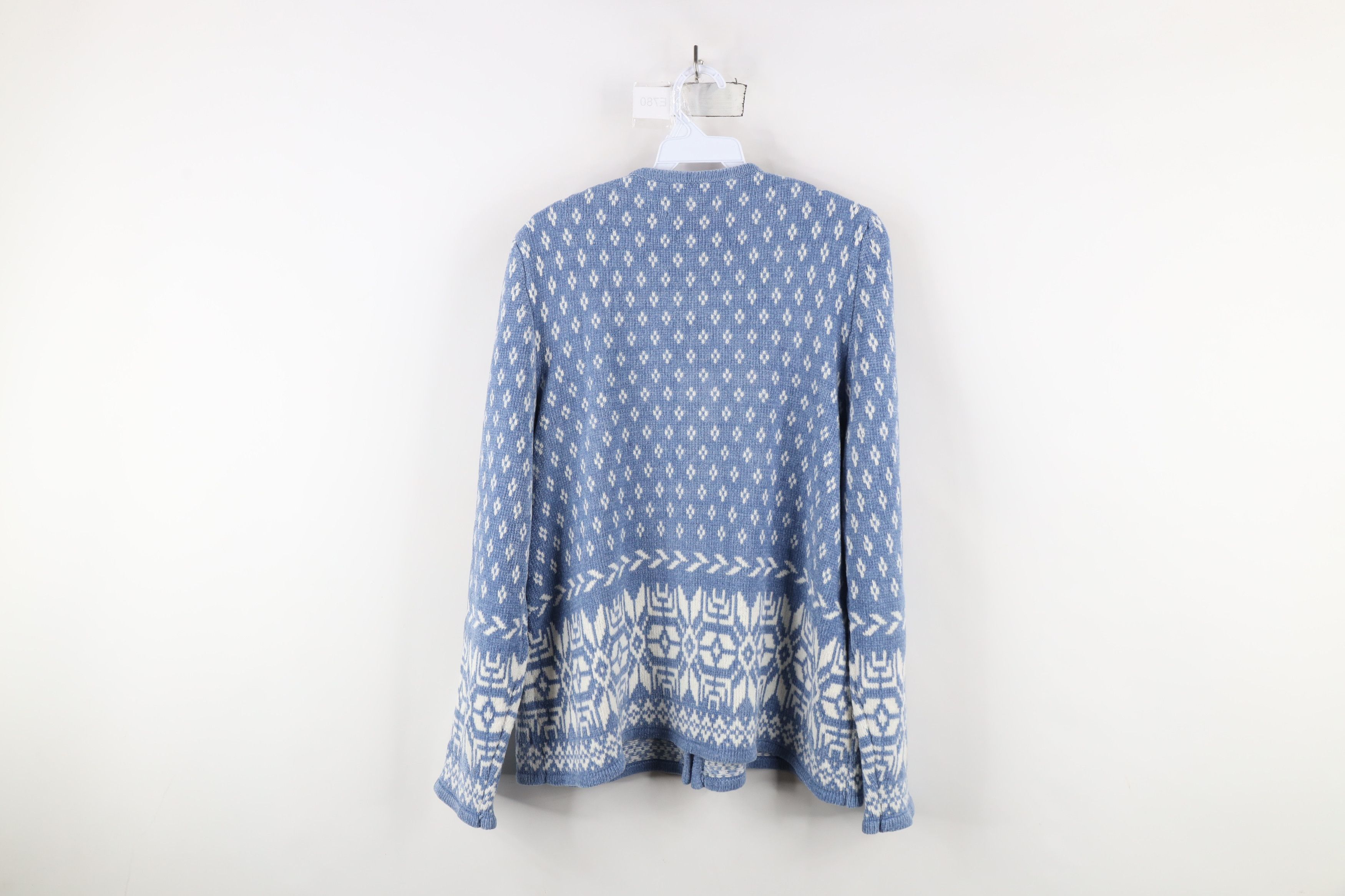 Vintage Vintage 90s Y2K Streetwear Clasp Fleece Cardigan Sweater Size XL / US 12-14 / IT 48-50 - 12 Thumbnail