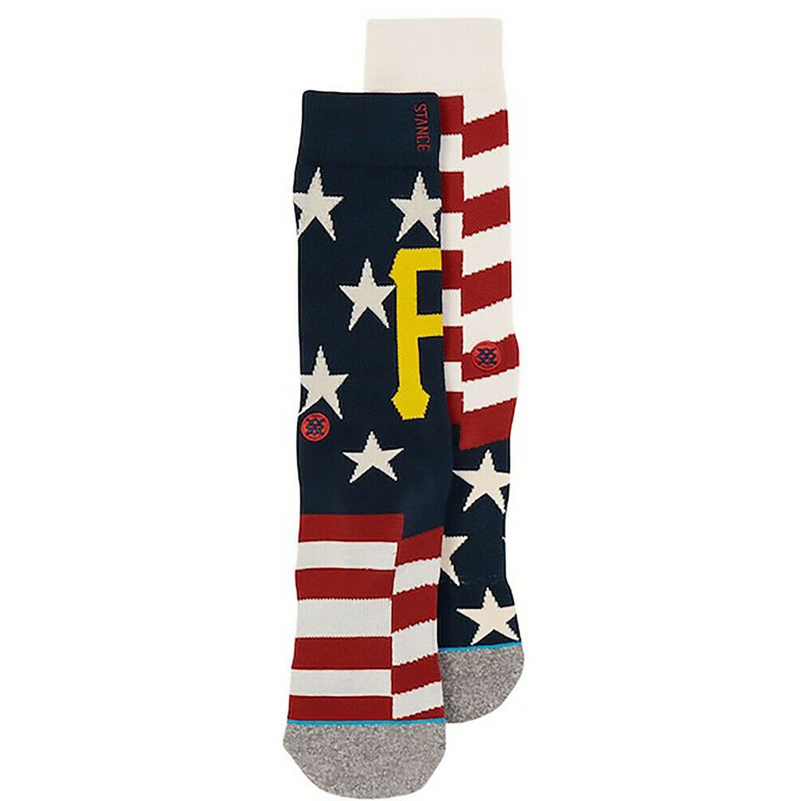 Stance Socks Stance MLB Pittsburgh Pirates Brigade Large 9-13 Crew Socks Size ONE SIZE - 2 Thumbnail