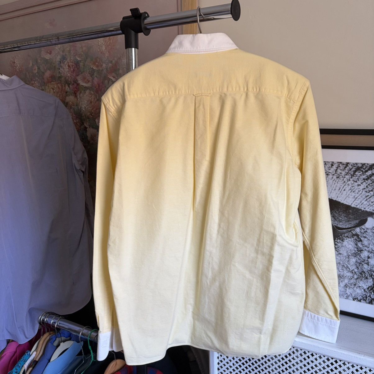 Maison Kitsune Maison Kitsuné Yellow Oxford Contrast Collar Shirt — EU 44 Size US S / EU 44-46 / 1 - 2 Thumbnail