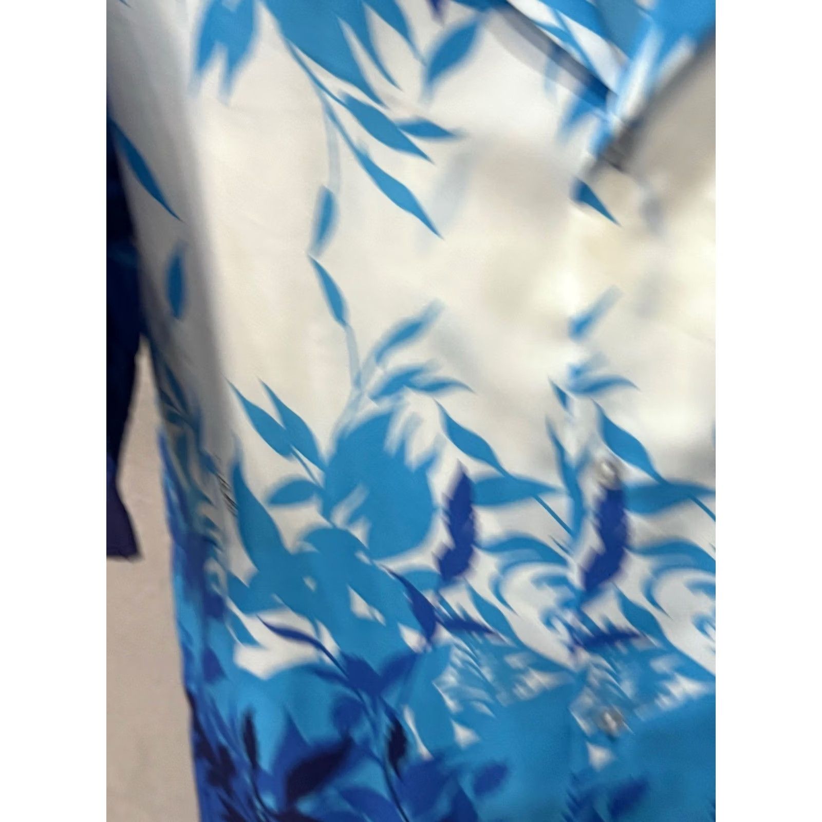 Vintage Royal Creations Hawaii Blue Floral Large L Short Sleeve Button Up Shirt Men Size US L / EU 52-54 / 3 - 5 Thumbnail