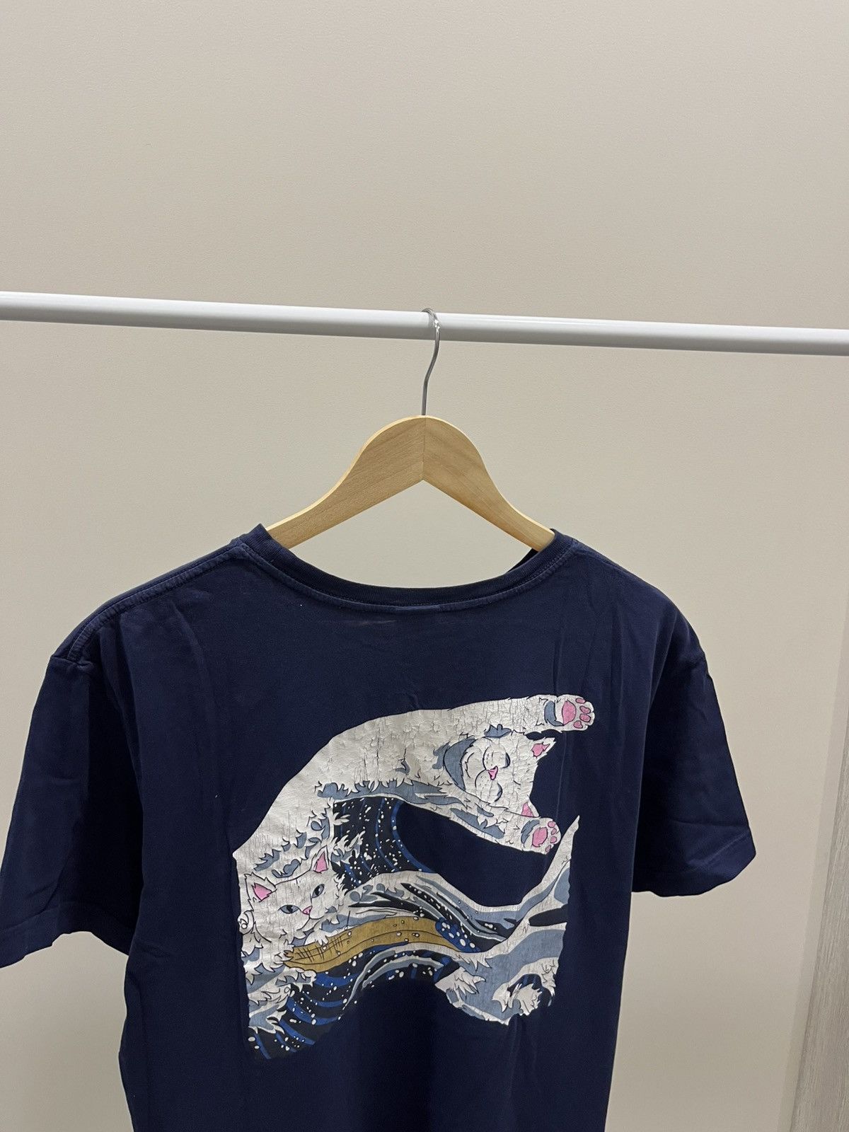 RIPNDIP RipnDip Blue Nermal Y2K T-Shirt w/ Pocket Made in Mexico Size US L / EU 52-54 / 3 - 3 Thumbnail