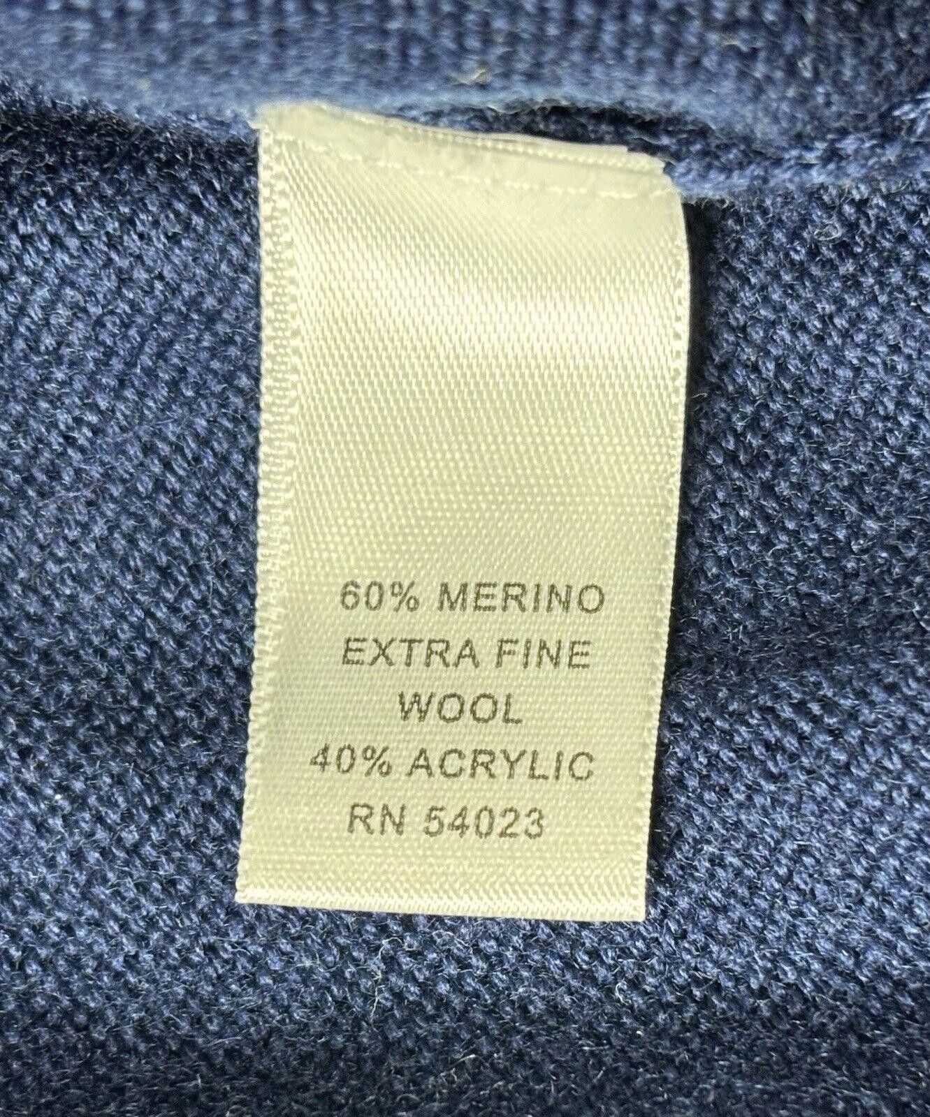 Banana Republic Banana Republic Sweater Men's XL Merino Wool Blend 1/4 Snap Size US XL / EU 56 / 4 - 3 Thumbnail