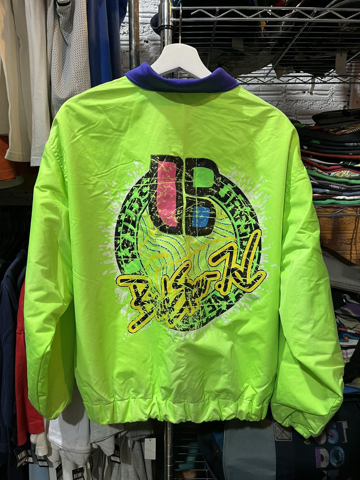 Vintage K.Bradshaw Surfboards Team USA Bomber Jacket 90s Size US M / EU 48-50 / 2 - 2 Thumbnail