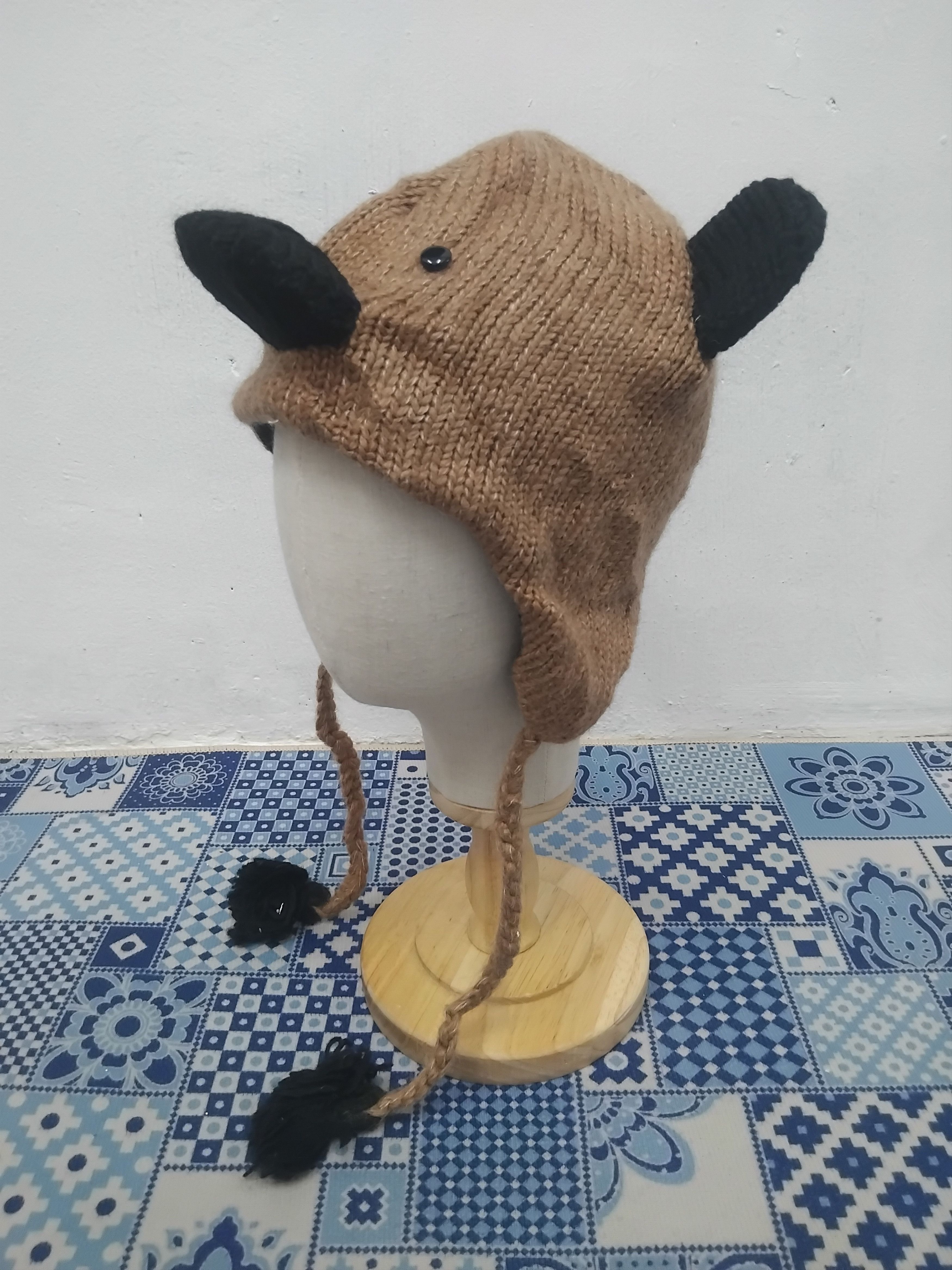 Cartoon Network 💥Bear ear flat beanie Size ONE SIZE - 5 Thumbnail