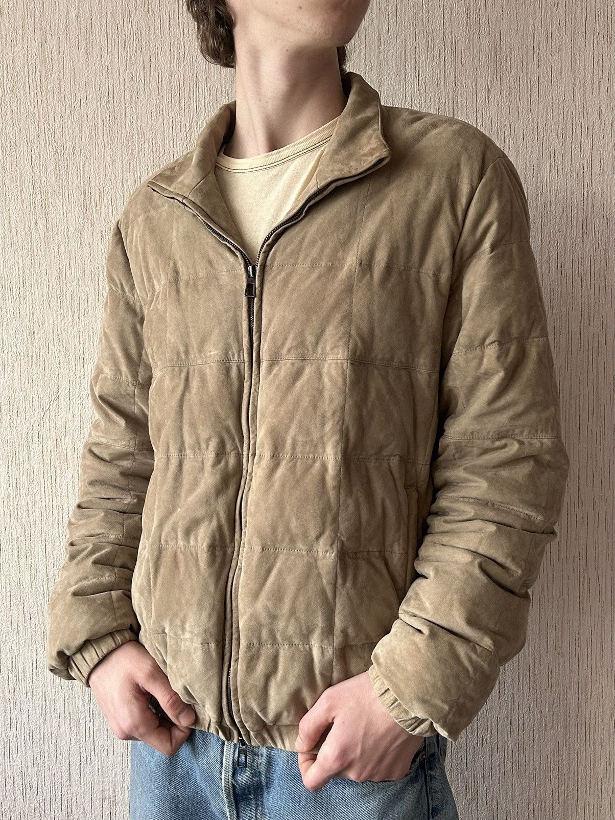 Loro Piana $5950 Loro Piana Goose Down Kidskin Jacket Size US L / EU 52-54 / 3 - 1 Thumbnail