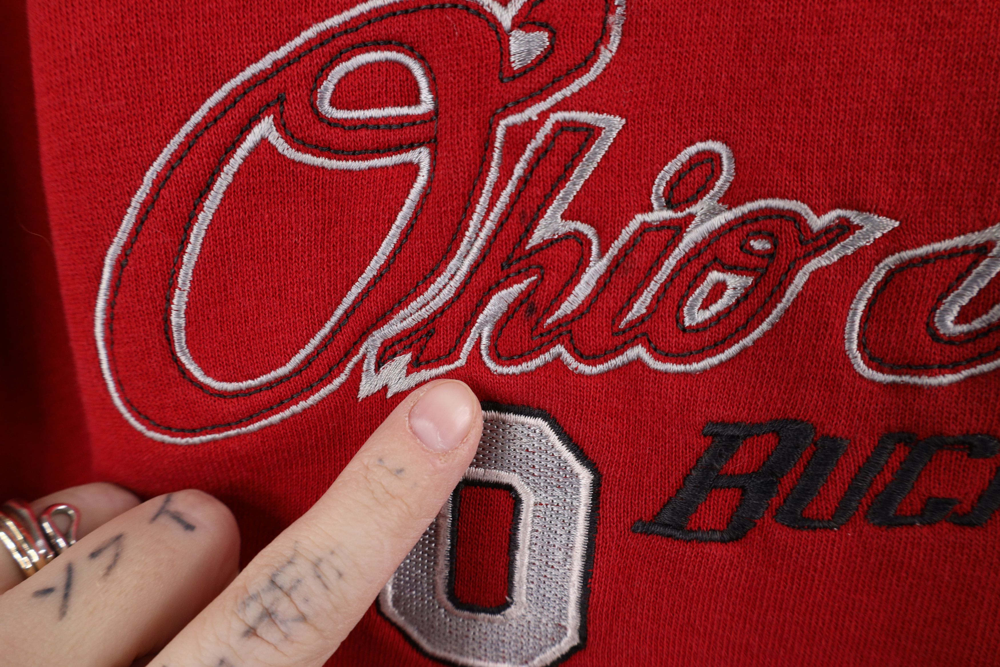 Vintage Vintage 90s Out Script Ohio State University Sweatshirt Size US M / EU 48-50 / 2 - 5 Thumbnail