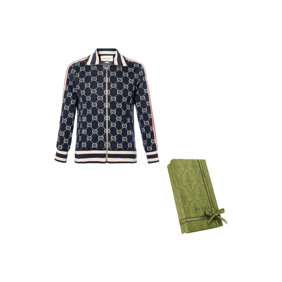 Gucci Gucci GG Jacquard Zip Jacket Size XS Size US XS / EU 42 / 0 - 1 Thumbnail