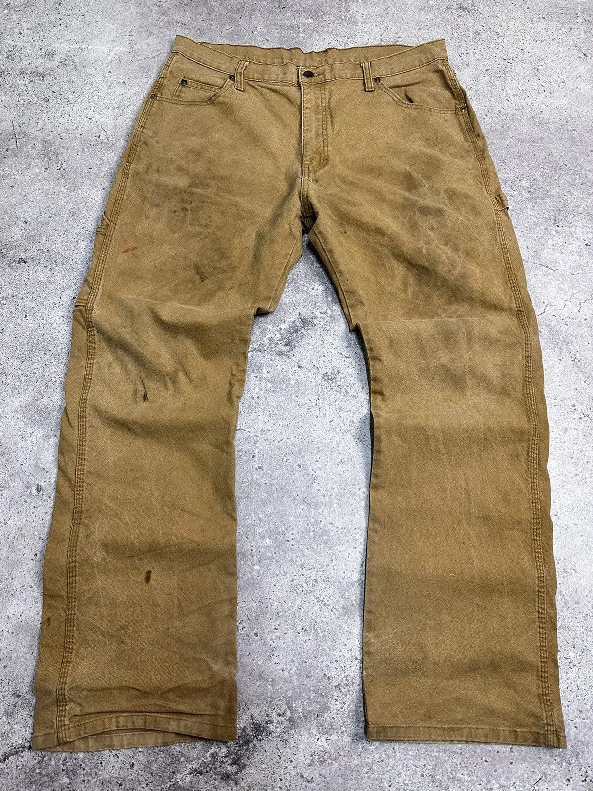 Dickies 👉 Vintage Cargo Pants Baggy Dickies Carhartt Y2K Style Size US 34 / EU 50 - 2 Thumbnail