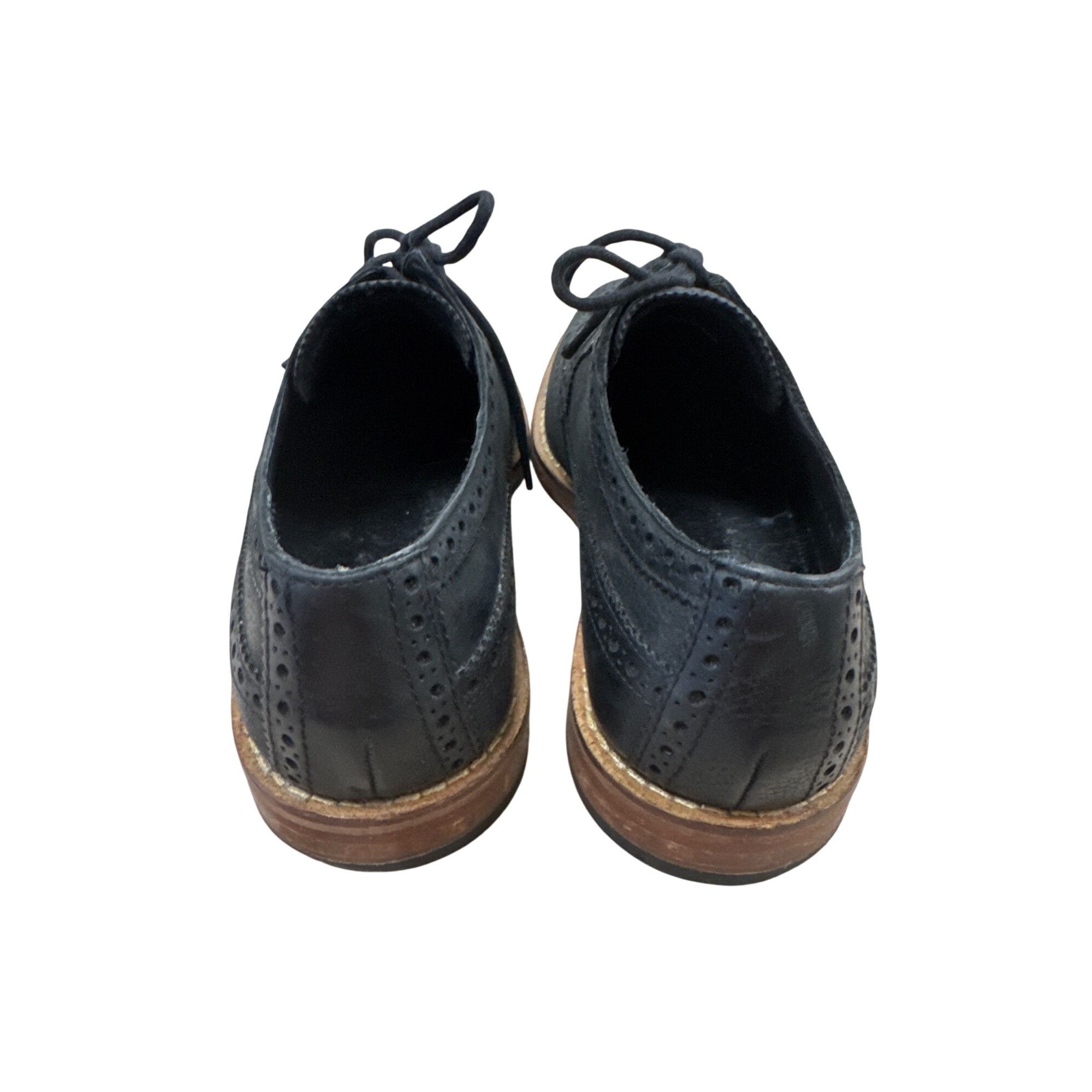 Cole Haan Cole Haan Mens Black Leather Suede Oxford Dress Shoes 8M SKU Size US 8 / EU 41 - 5 Thumbnail