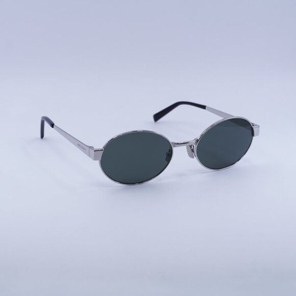 Saint Laurent Paris 🕶️ New Saint Laurent SL692 002 Sunglasses - Shiny Silver Size ONE SIZE - 6 Thumbnail