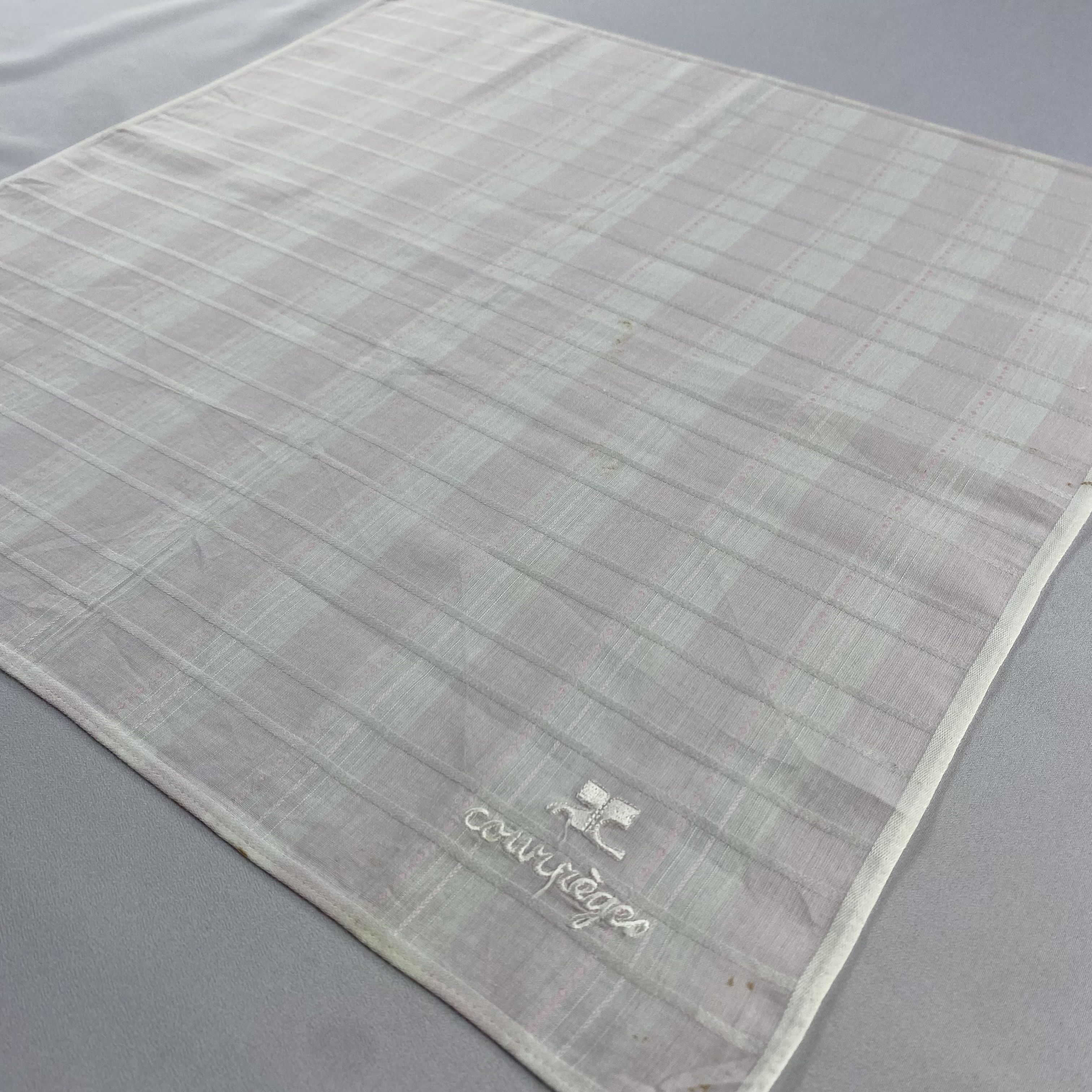 Courreges × Vintage Courreges Bandana/ Handkerchief / Neckerchief-P867 Size ONE SIZE - 2 Thumbnail
