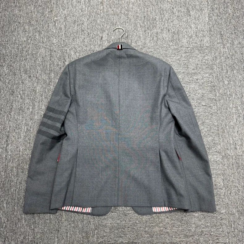 Thom Browne Thom Browne size50 Striped wool suit jacket Size 50S - 2 Thumbnail