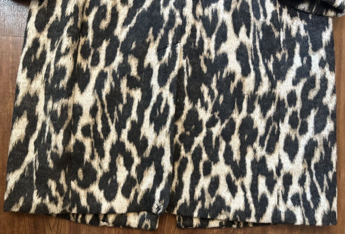 Chicos Chico’s Women’s Short FauxFur Cheetah Print Peacoat Jacket 1 Size S / US 4 / IT 40 - 8 Thumbnail