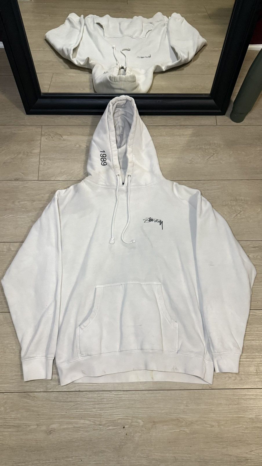 Stussy Vintage / Y2K 1989 Stussy Pin Up Archive Hoodie Size US L / EU 52-54 / 3 - 6 Thumbnail
