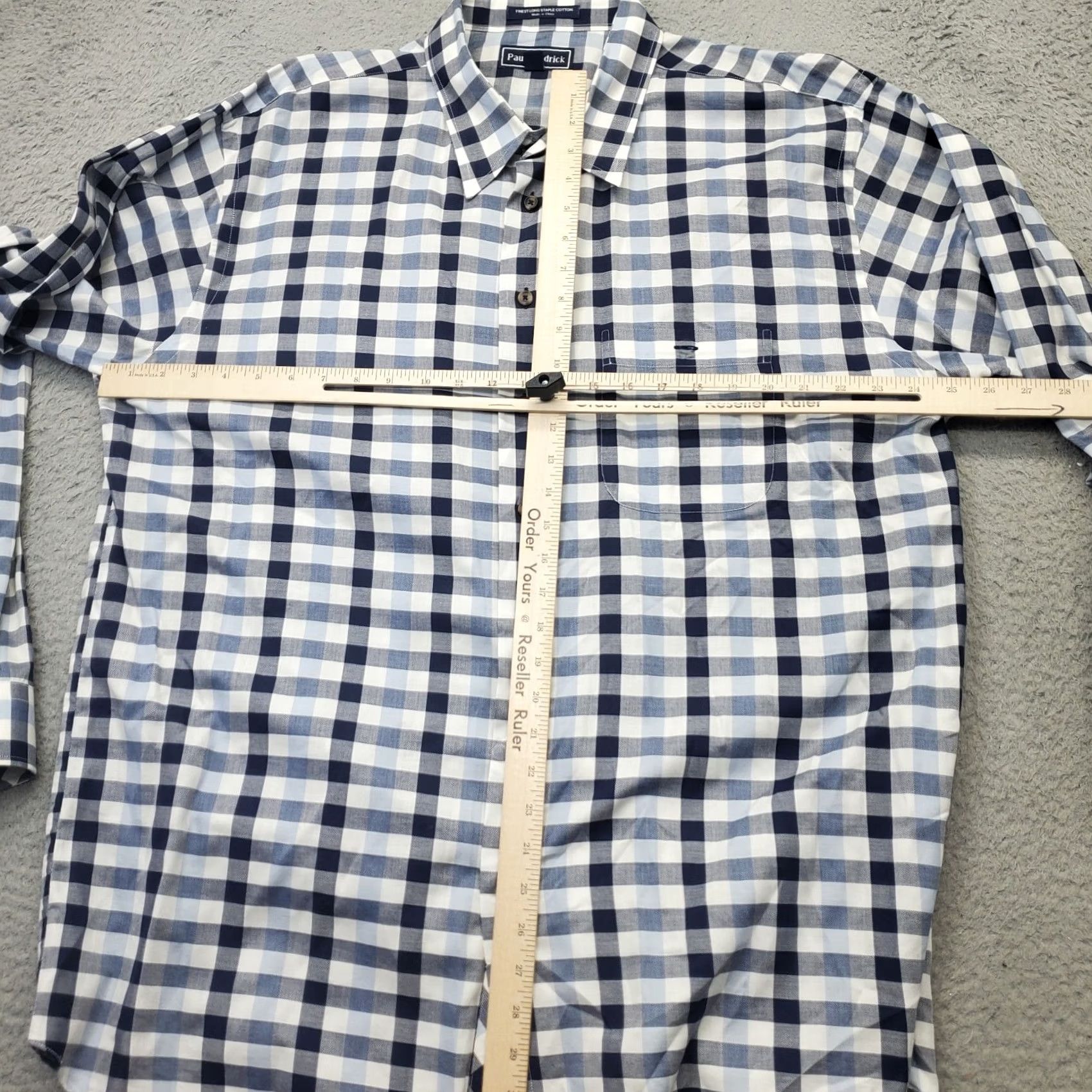 Vintage Paul Fredrick Casual Shirt Mens XXLT Multi Plaid Long Sleeve Button Up Size US XXL / EU 58 / 5 - 5 Thumbnail