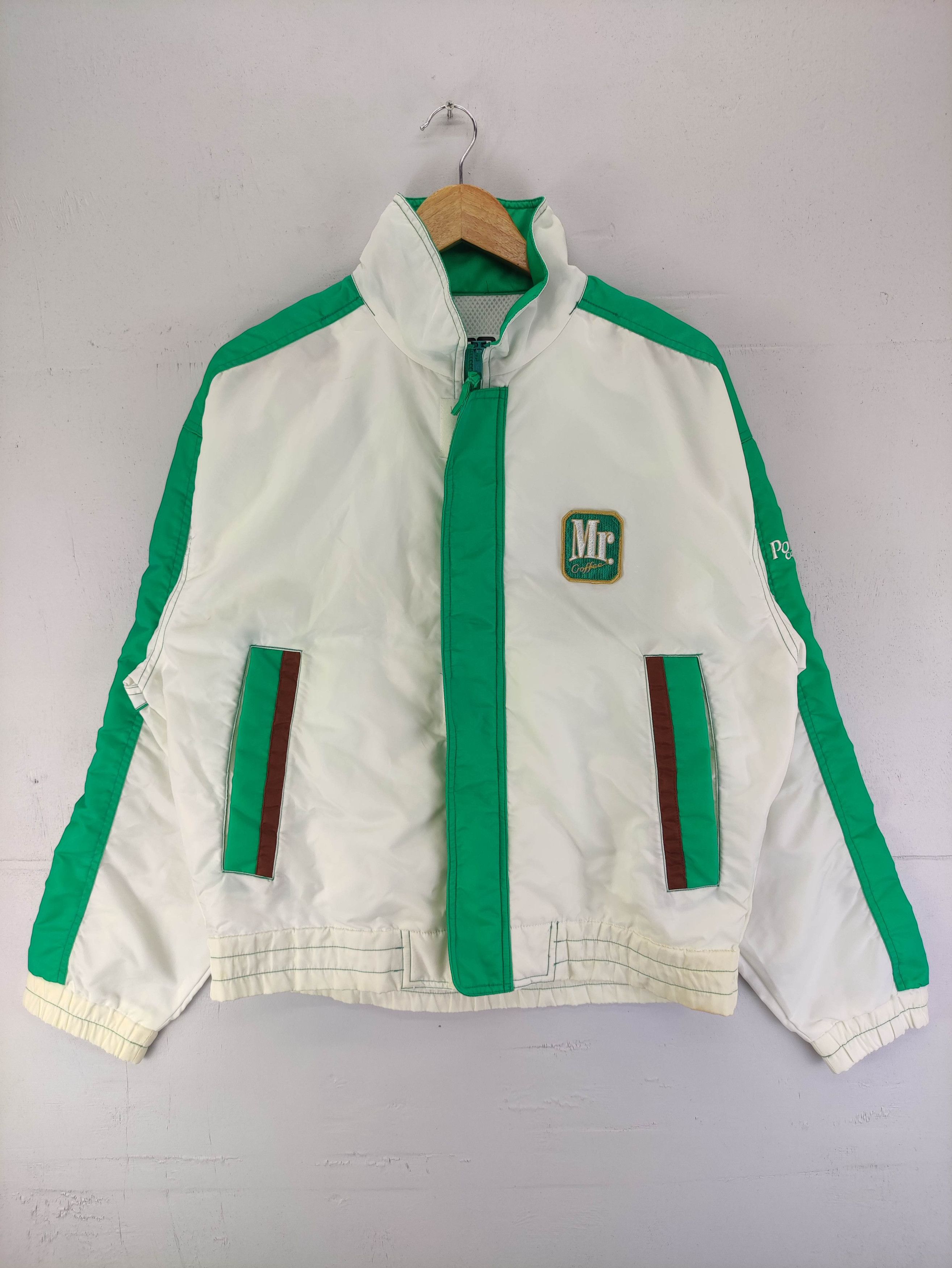 Japanese Brand Vintage Mr Coffee Light Jacket Zipper Size US L / EU 52-54 / 3 - 1 Thumbnail