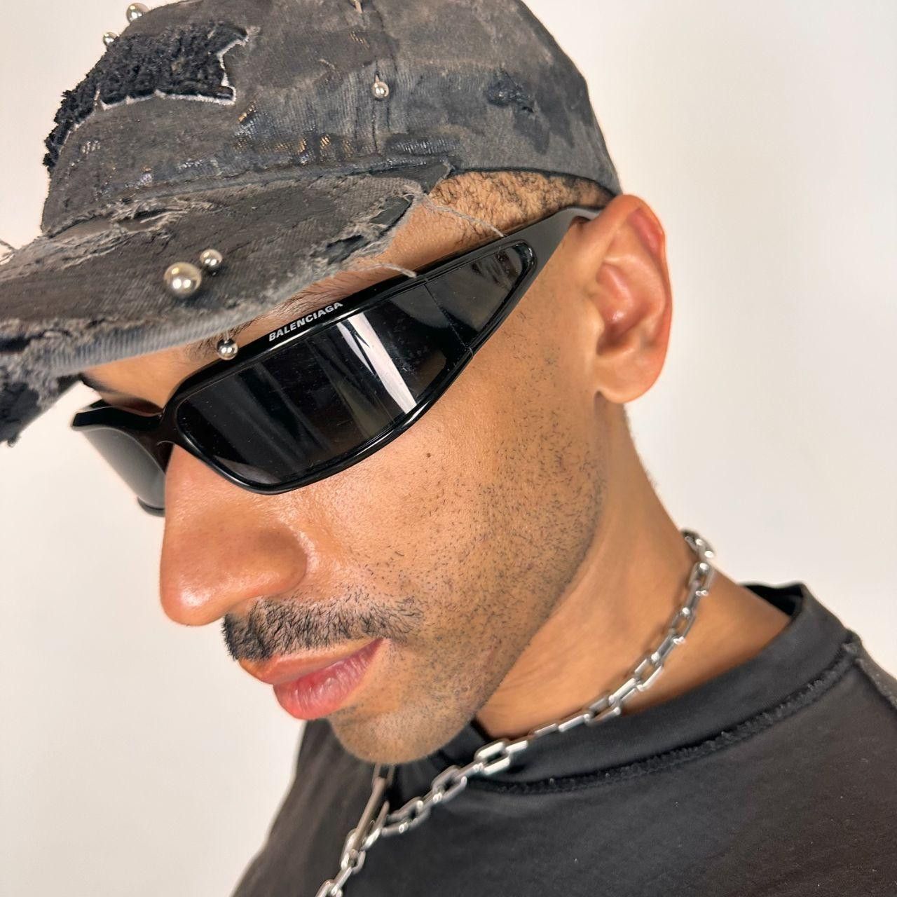 Other ASTROBOI* 'New York Grunge' Black Pierced Distressed Hat Size ONE SIZE - 3 Thumbnail