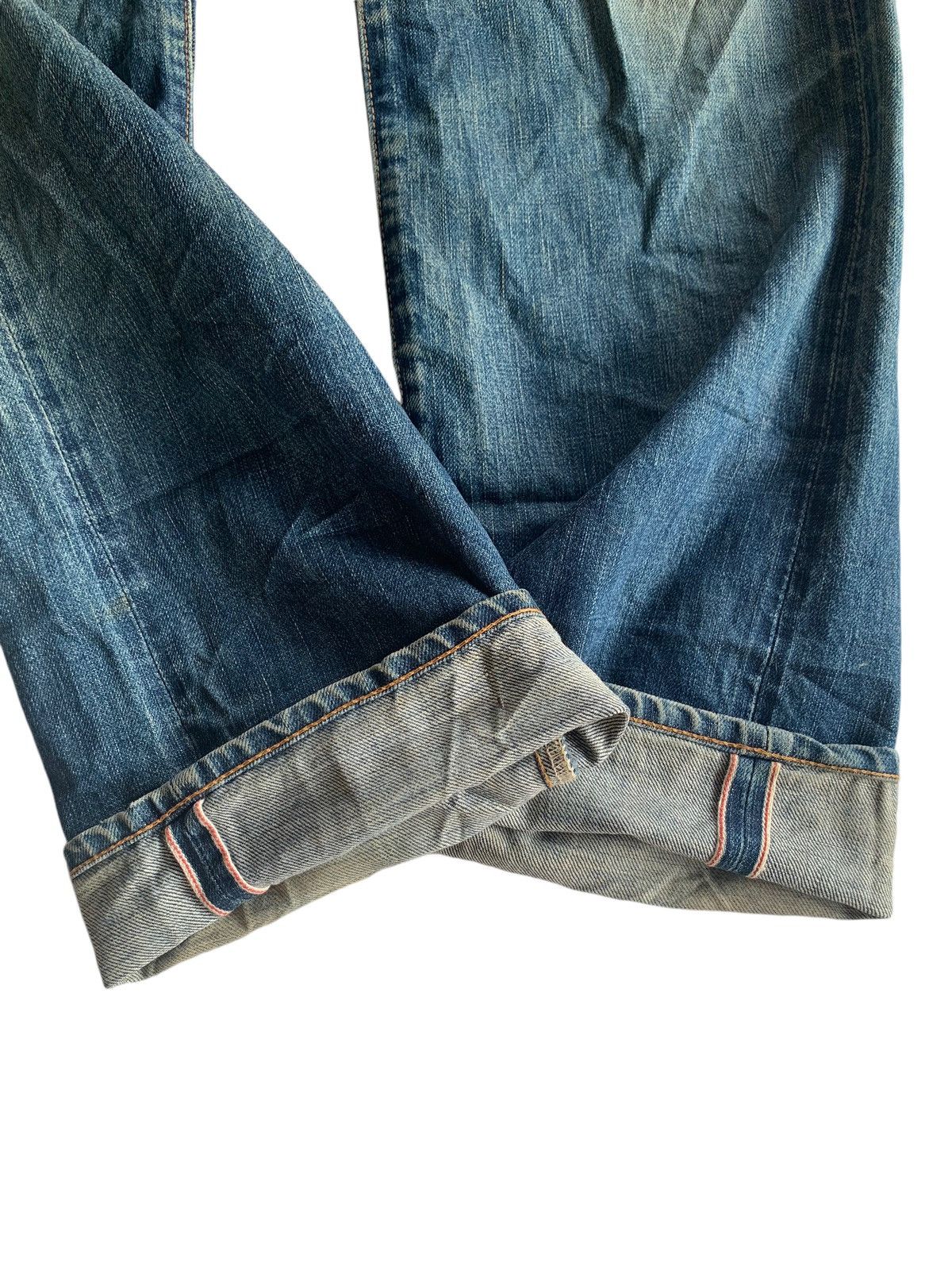 Japanese Brand × Jean Vintage Acoustic Japanese Rare Selvedge Distressed Denim Size US 31 - 8 Thumbnail