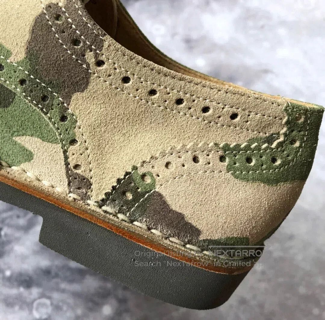 Paolo Gucci Paolo Simonini Camouflage Brogue Men's Shoes. Size US 9 / EU 42 - 4 Thumbnail