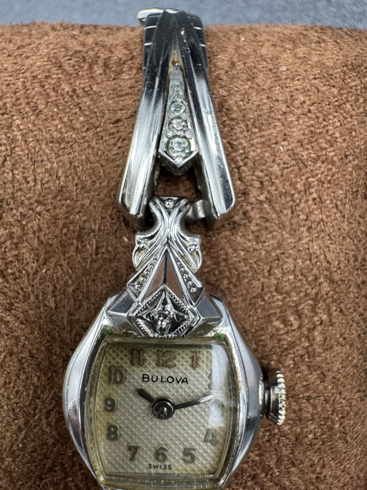 Bulova Vintage 1960 Bulova Ladies 17J Watch 10K RGP Speidel Band Size ONE SIZE - 6 Thumbnail