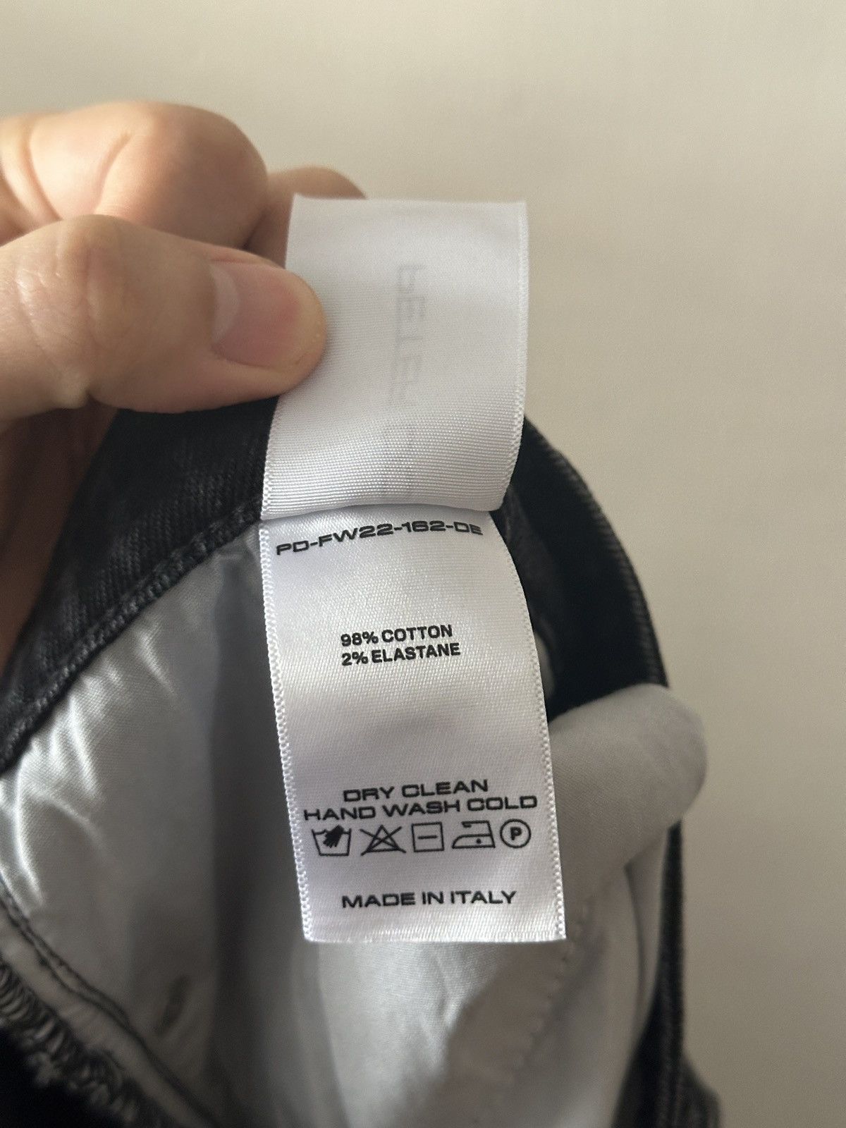Peter Do Peter Do FW22 black slim jeans Size US 33 - 7 Thumbnail