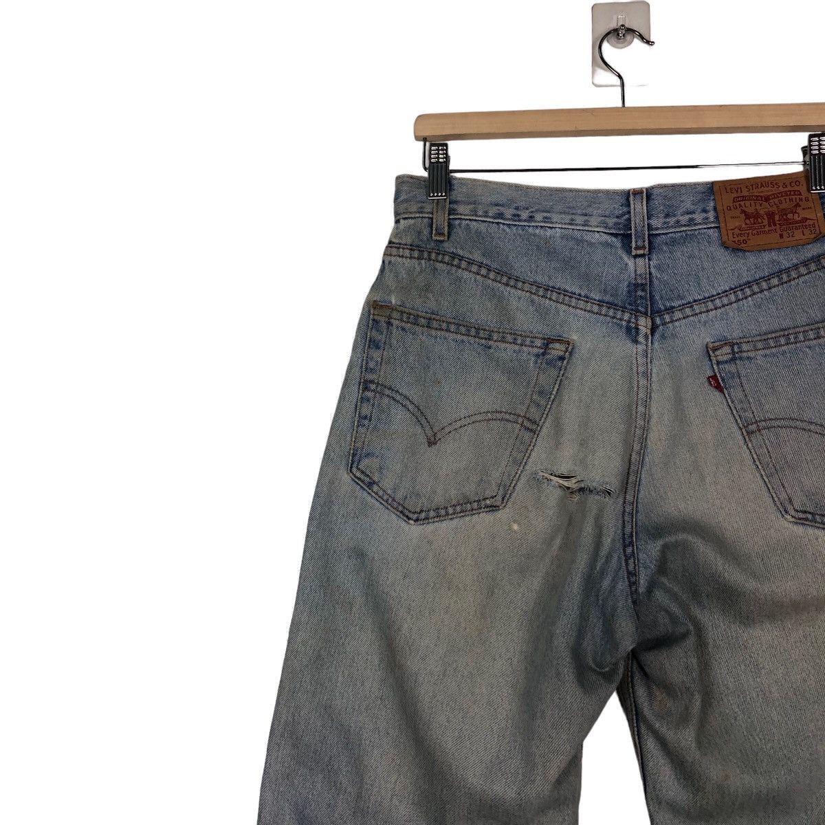 Levi's 🔥VINTAGE DENIM JEANS TROUSERS LEVI’S 550 Size US 32 / EU 48 - 13 Thumbnail
