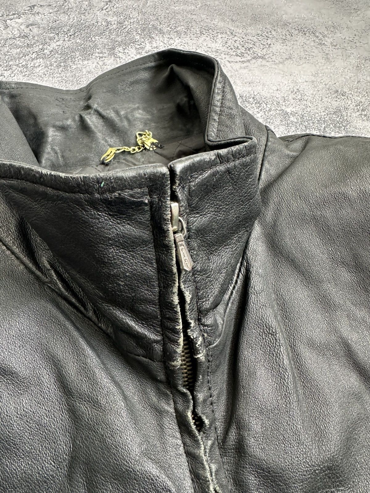 Japanese Brand Archive Heavy Japanese Vintage Black Leather Jacket Size US XL / EU 56 / 4 - 23 Thumbnail