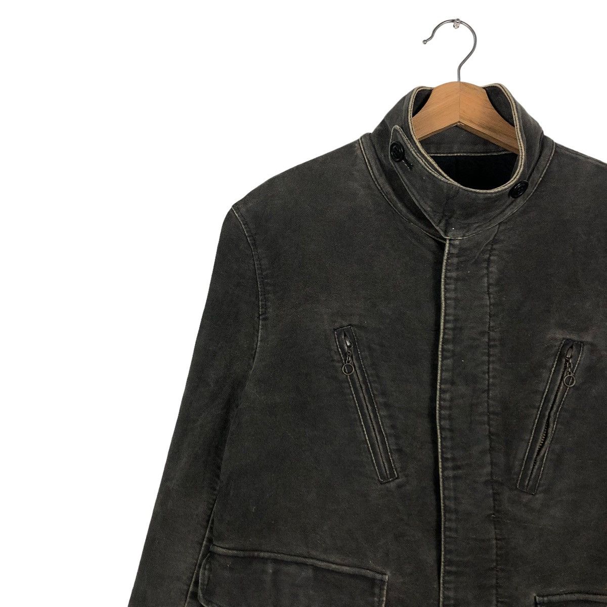 Japanese Brand × Vintage 🔥VINTAGE CHORE BIKER JACKET ADAM ET ROPE ISSEY MIYAKE Size US M / EU 48-50 / 2 - 7 Thumbnail