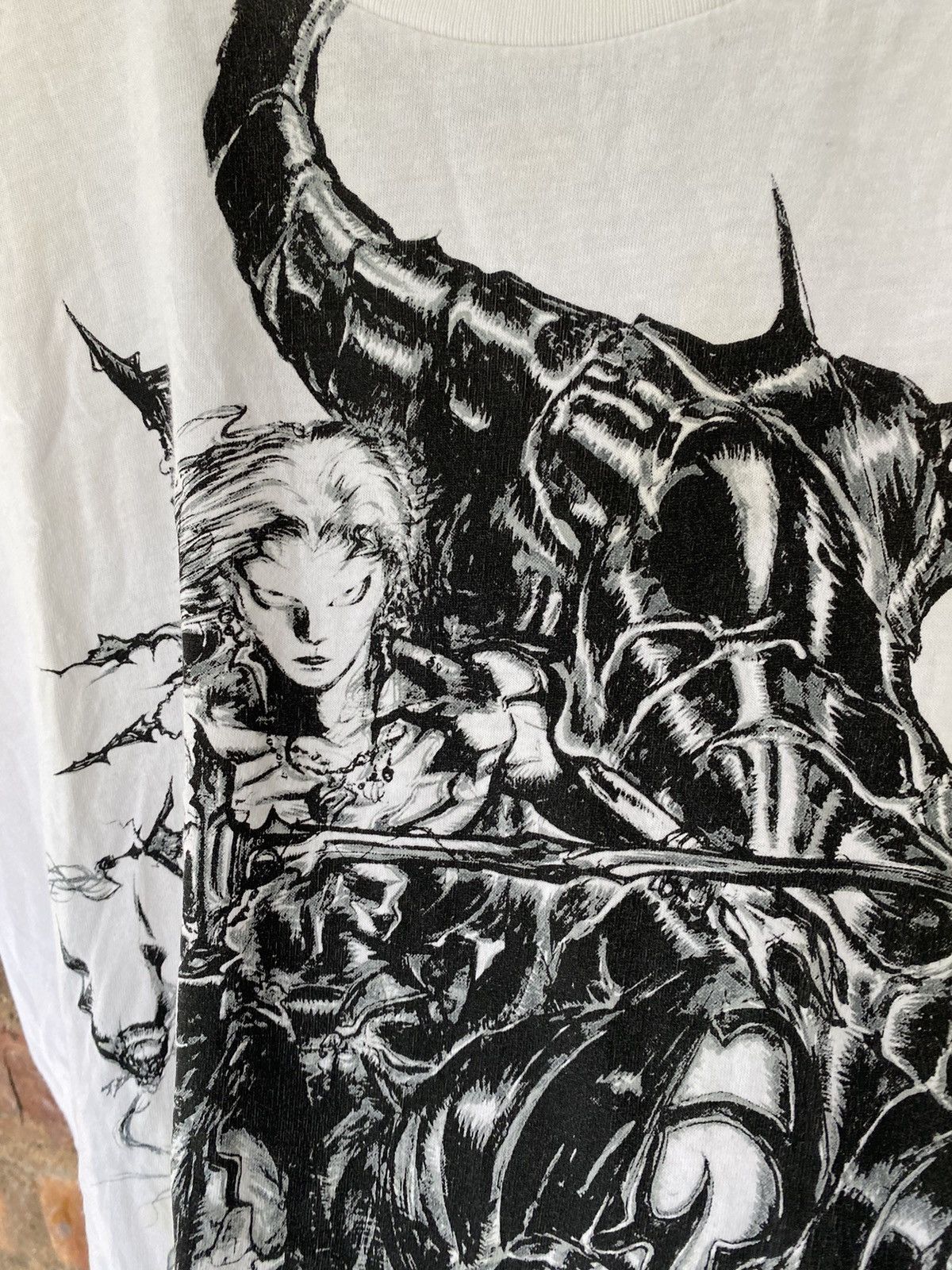 Japanese Brand Vintage Yoshitaka Amano Final Fantasy Creative Award Cospa Size US L / EU 52-54 / 3 - 6 Thumbnail