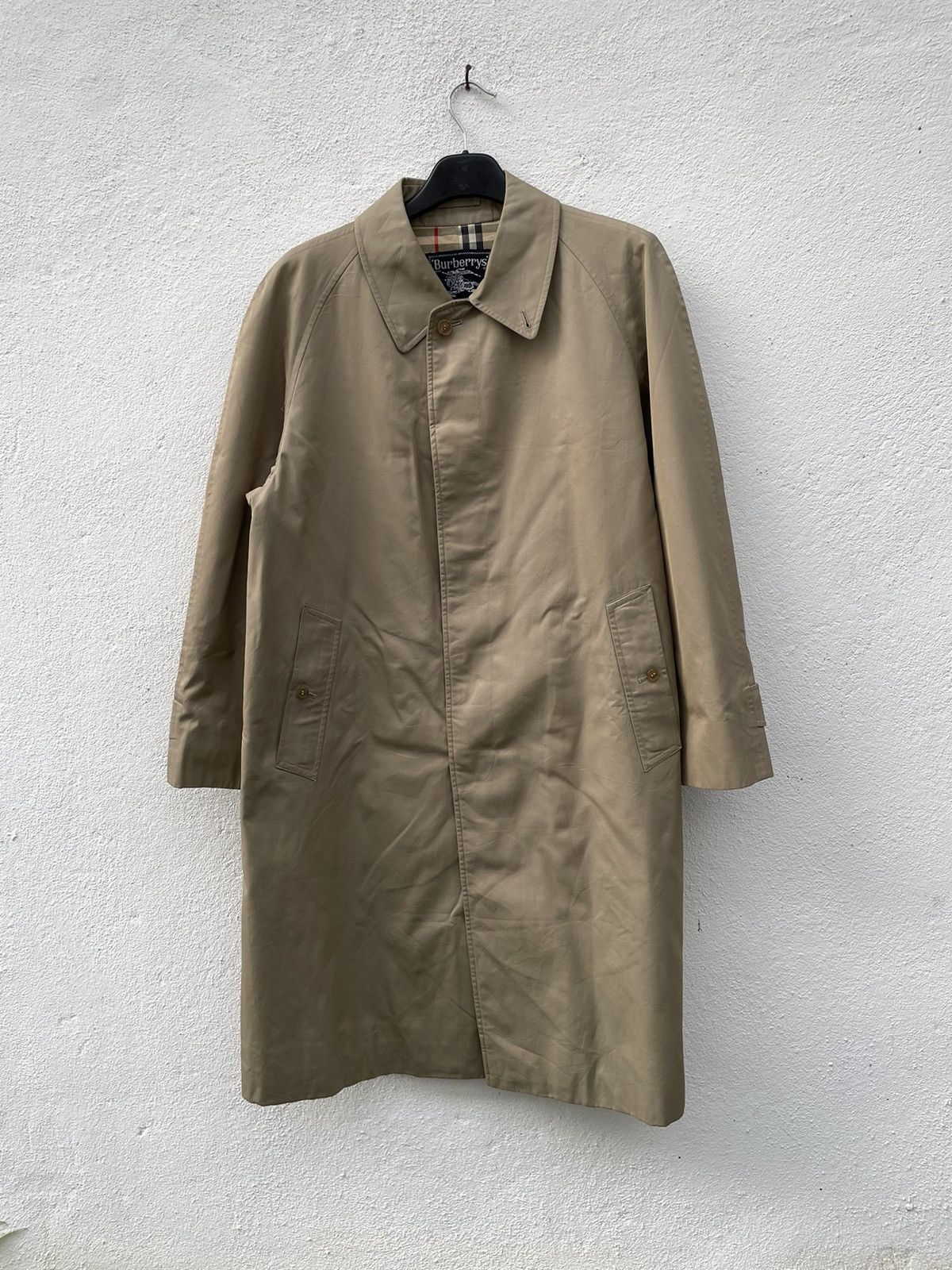 Burberry Prorsum Vintage Burberrys Over Coat Nova Check Lining Size US M / EU 48-50 / 2 - 2 Thumbnail