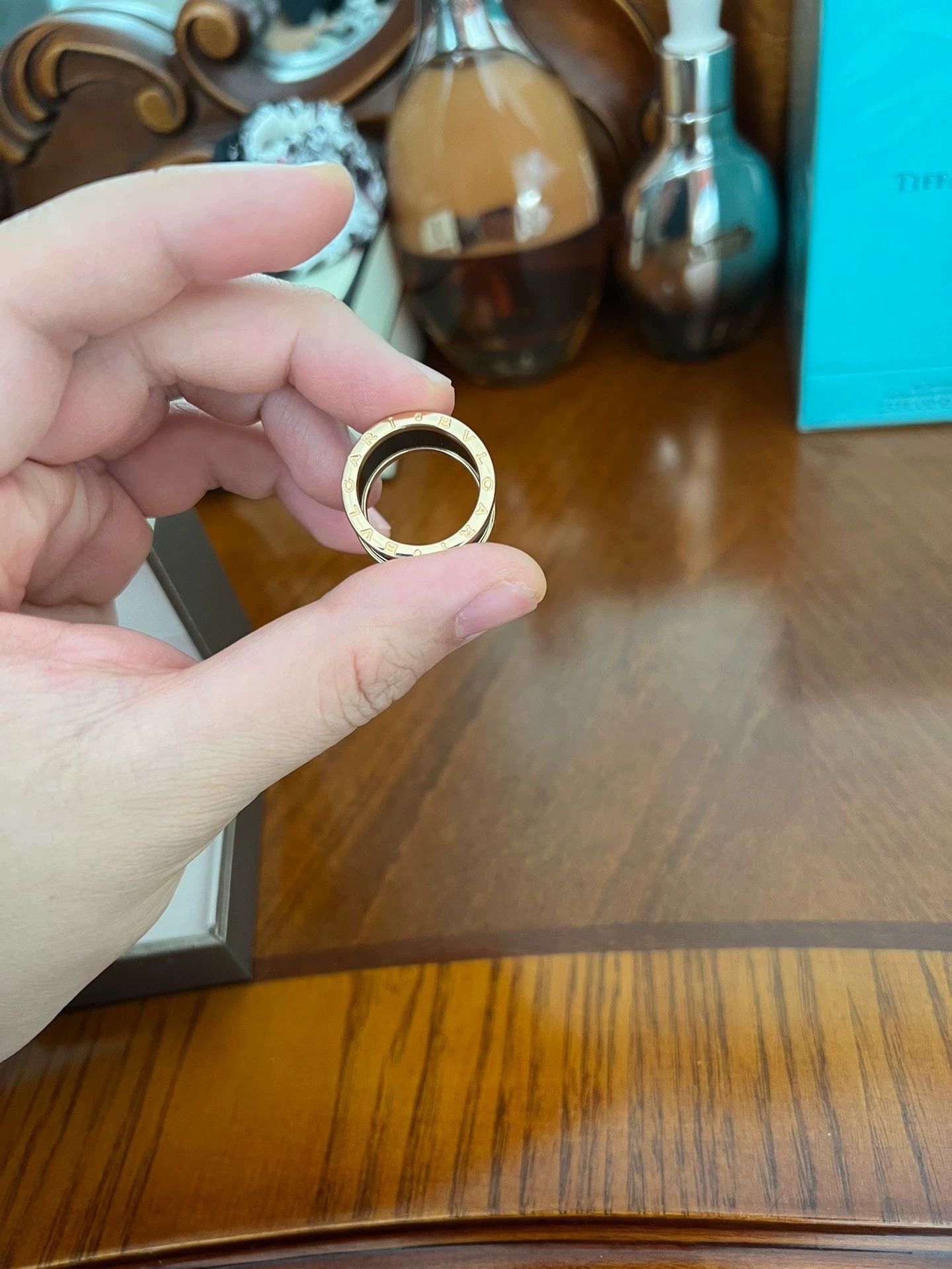 Bvlgari Bvlgari bzero1 Ceramic Ring Black Size 58 Size ONE SIZE - 3 Thumbnail