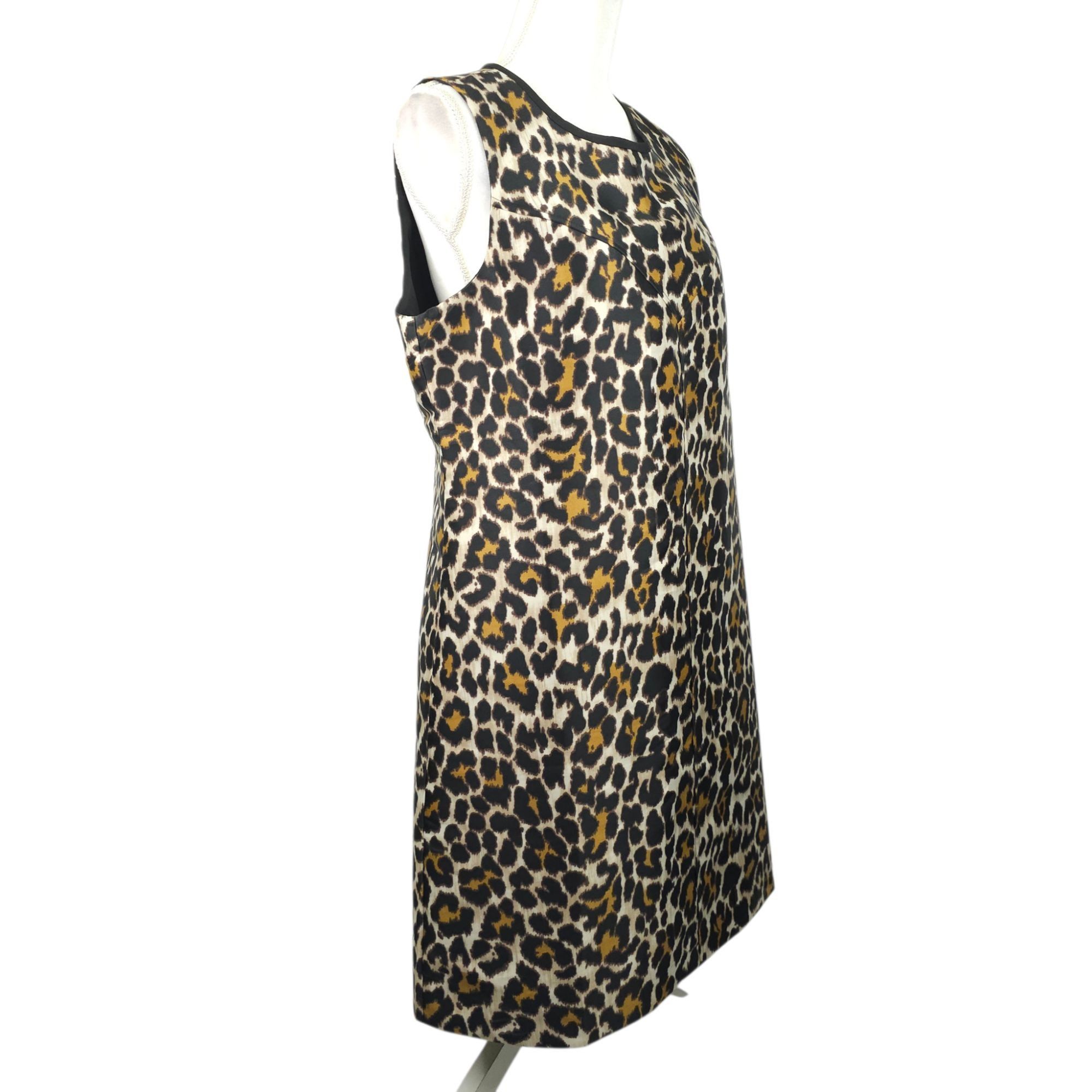 J.Crew J.Crew Leopard Print Shift Dress Size 12 A-line Back Zip Size XL / US 12-14 / IT 48-50 - 10 Thumbnail