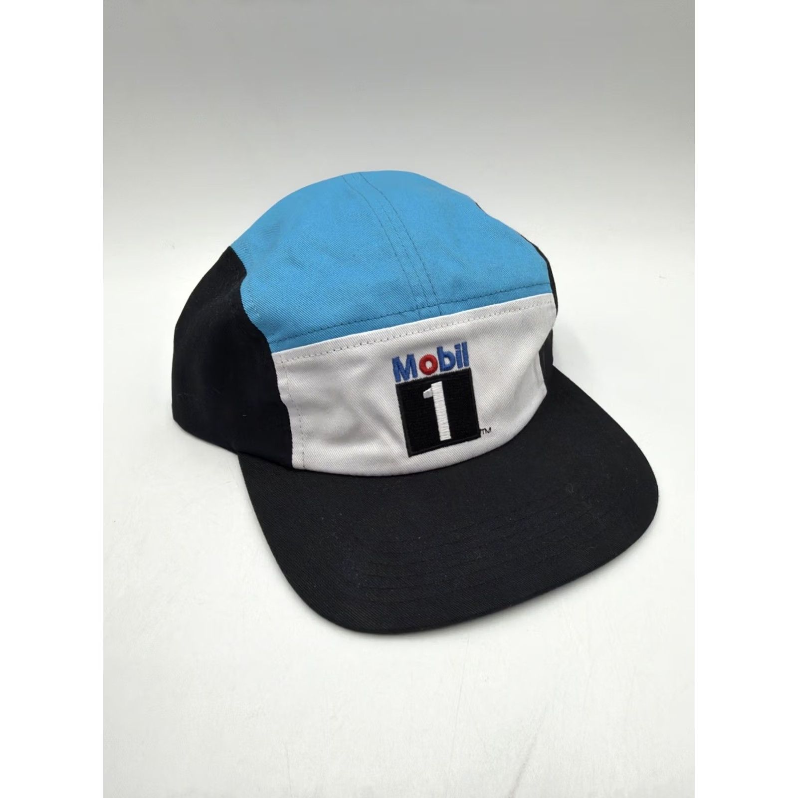 Vintage Mobil 1 Oil Promo Hat Cap Adjustable Snapback Black Baseball Cap Men's One Size Cotton Canvas Casual Cap Size ONE SIZE - 2 Thumbnail