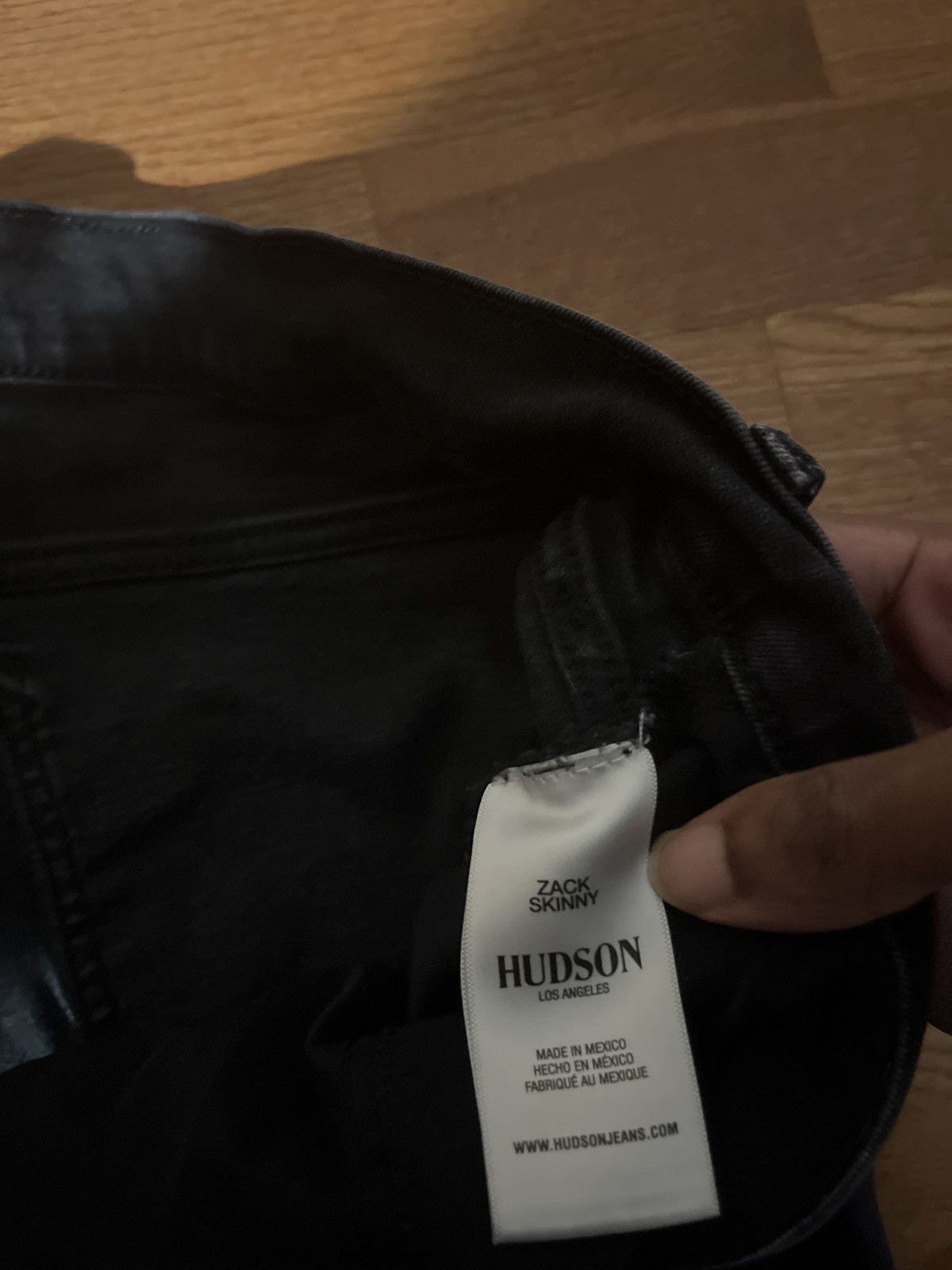 Hudson Black Zack Skinny Jeans Size US 42 / EU 58 - 3 Thumbnail