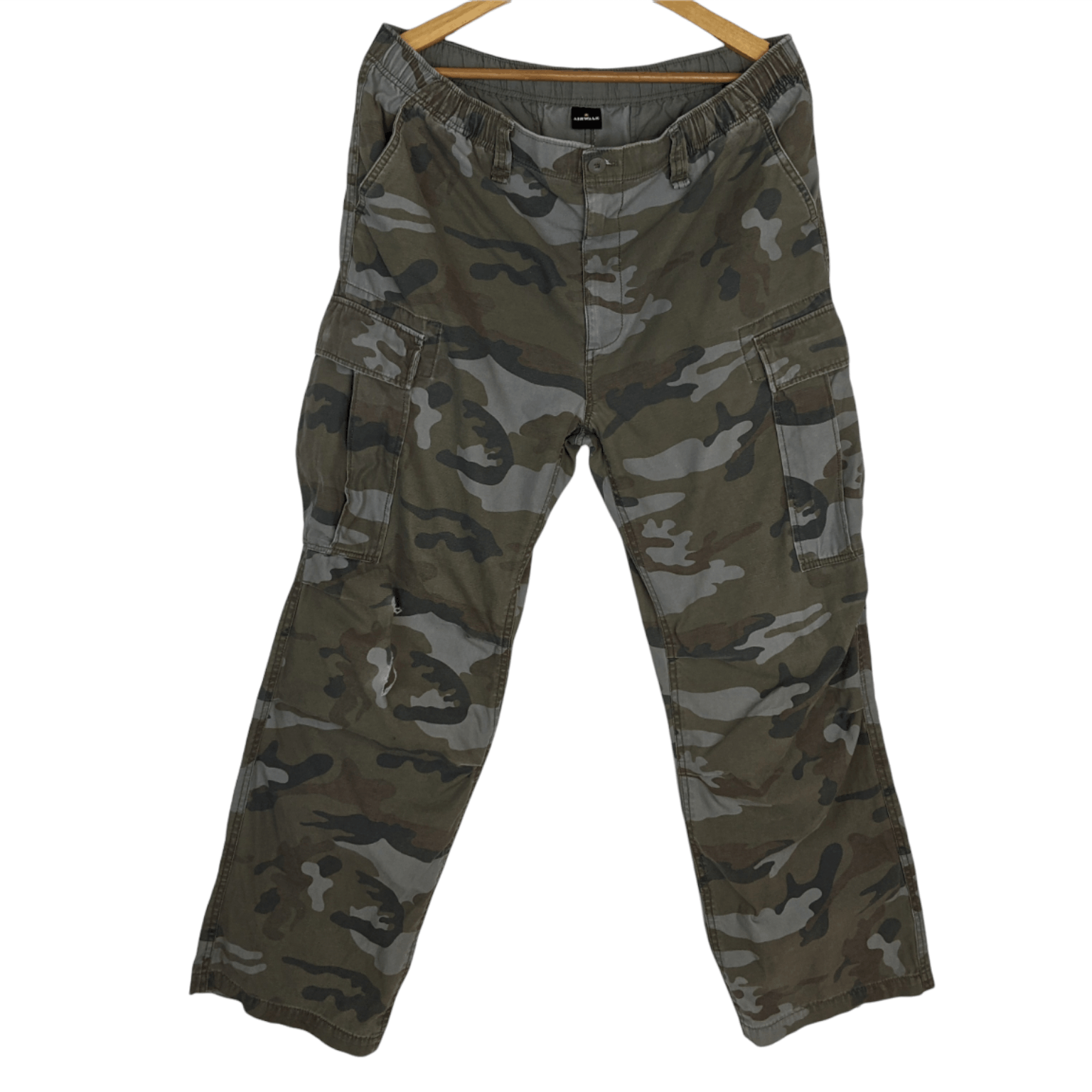 Airwalk Vintage AIRWALK Camouflage Military Cargo Pant Size US 35 - 3 Thumbnail