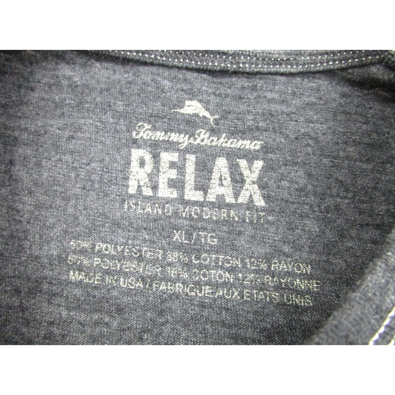 Tommy Bahama Tommy Bahama Shirt Mens XL Relax Long Sleeve Island Modern Fit Made USA Gray Size US XL / EU 56 / 4 - 5 Thumbnail