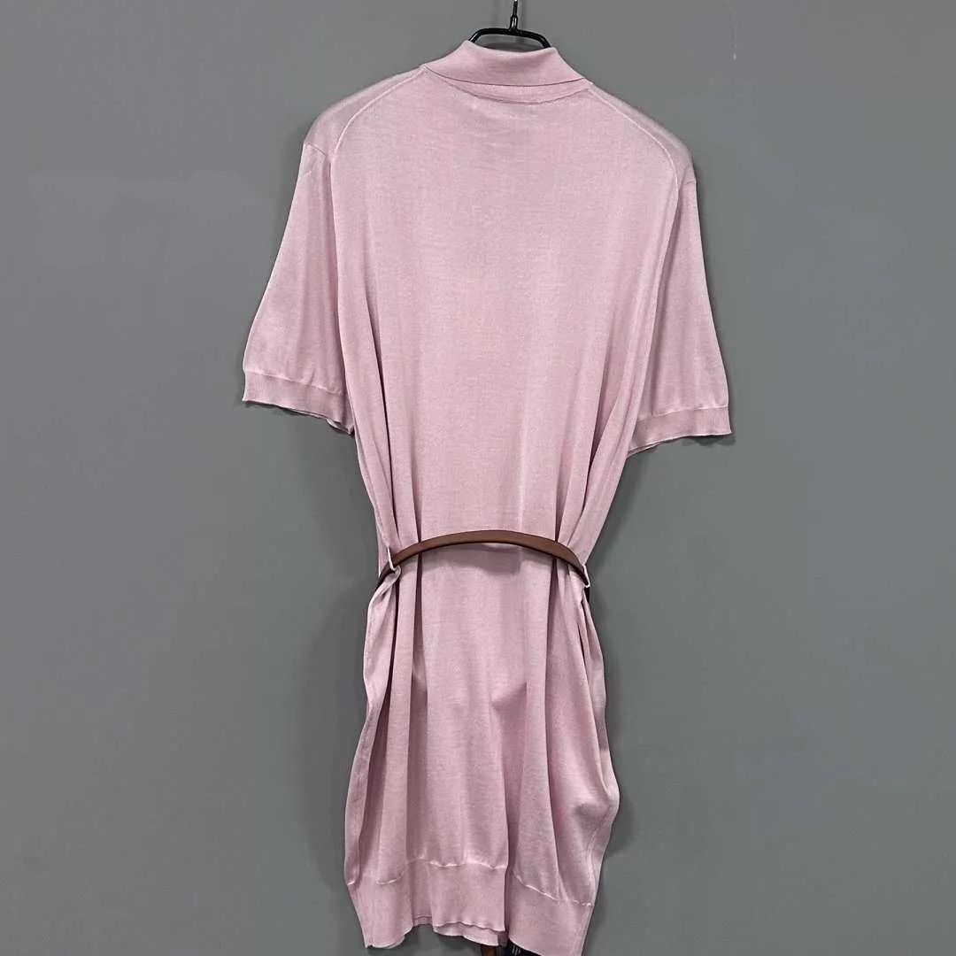 Prada PRADA Pink Belted Dress Women's 36 Size XS / US 0-2 / IT 36-38 - 2 Thumbnail