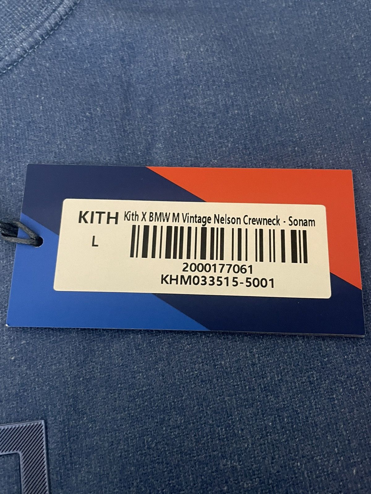Kith KITH X BMW M Vintage NELSON CREWNECK (SIZE L) Size US L / EU 52-54 / 3 - 6 Thumbnail