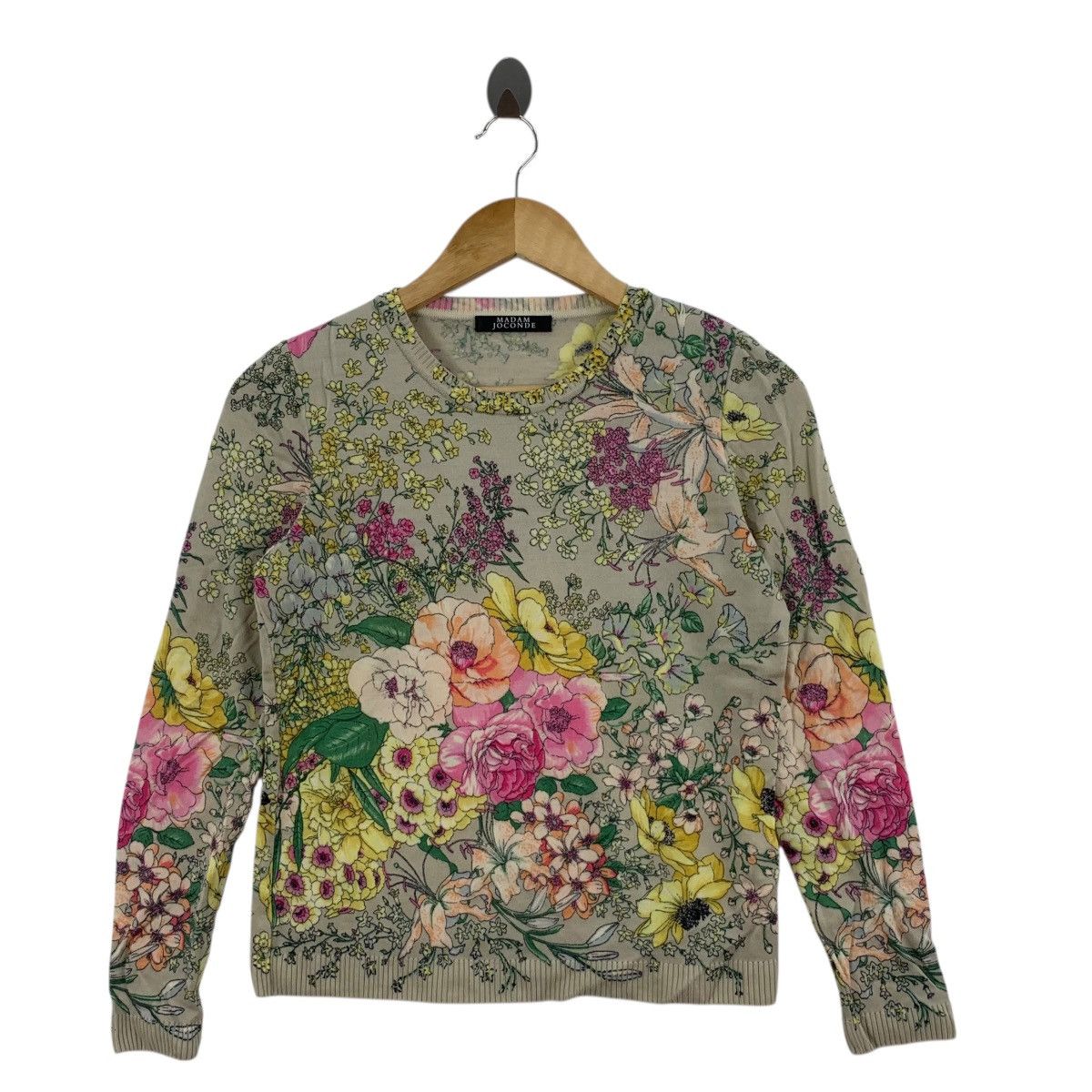 Other MADAM JOCONDE JAPAN Floral Flower Over Print Tee Shirt Top Size XS / US 0-2 / IT 36-38 - 3 Thumbnail