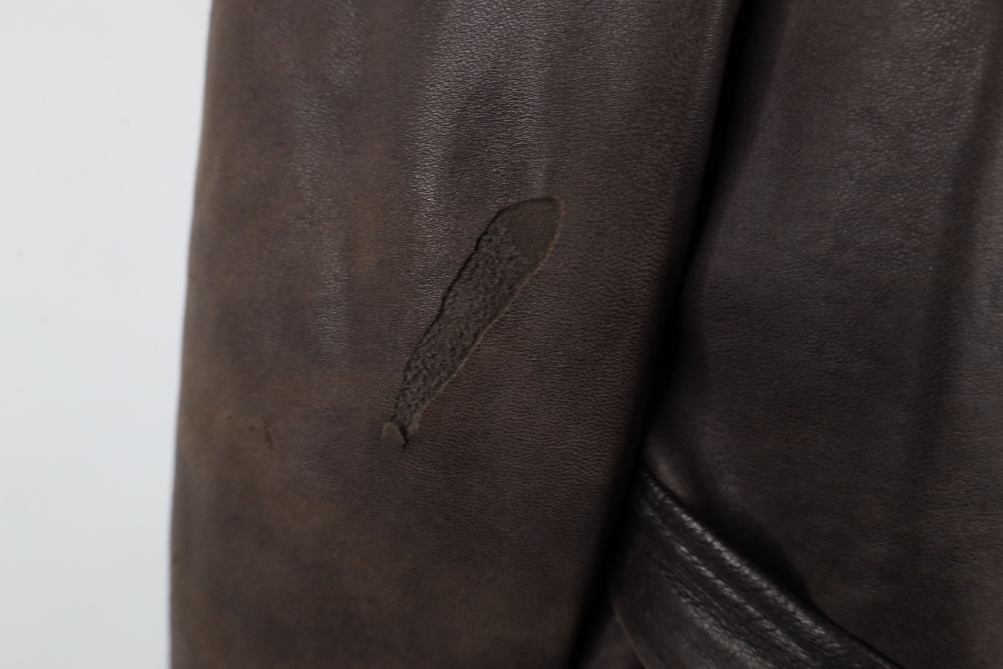 Vintage Vintage 90s Streetwear Belted Leather Motorcycle Jacket Size US XXL / EU 58 / 5 - 5 Thumbnail