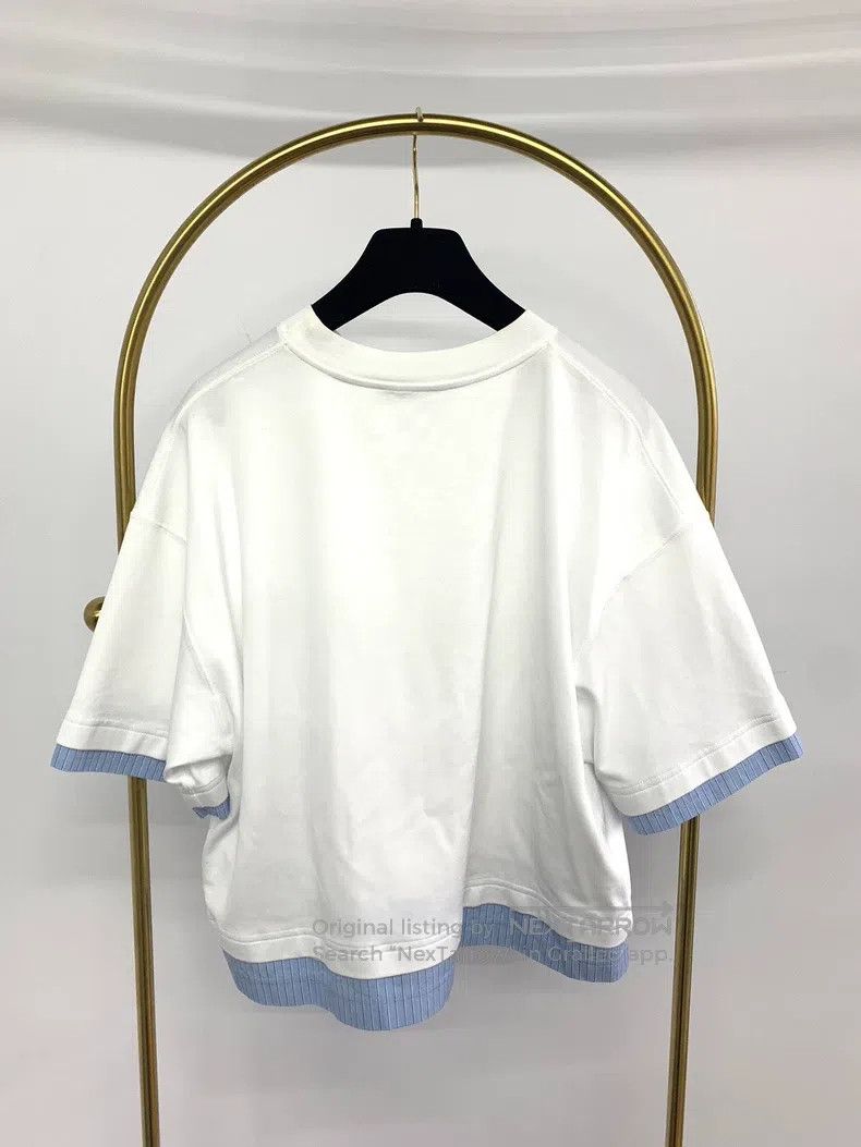 Gucci Gucci White fake two-piece stitched short-sleeved T-shirt Size US XS / EU 42 / 0 - 2 Thumbnail