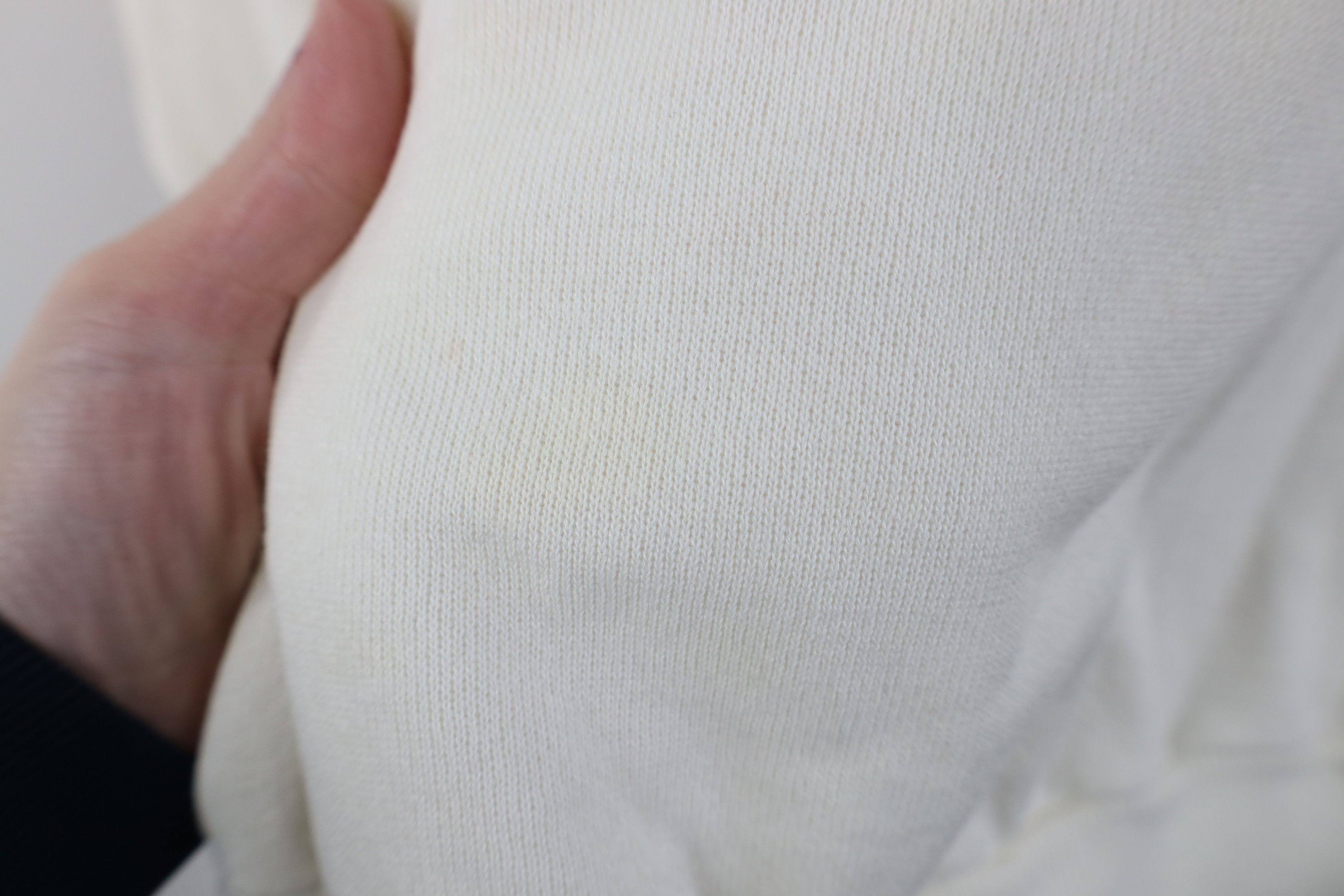 Vintage Vintage 90s Streetwear Blank Crewneck Sweatshirt White Size L / US 10 / IT 46 - 5 Thumbnail