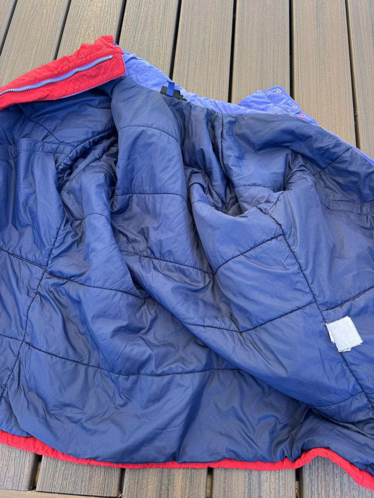 Patagonia Vintage Patagonia Men’s Coat Long Bright Red Retro Sz Large Size US L / EU 52-54 / 3 - 6 Thumbnail
