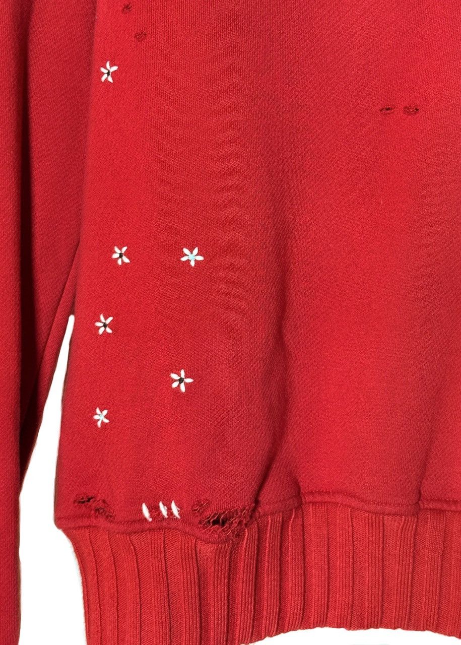 Amiri Amiri 2018 Red Shotgun Crocodile Embroidered Logo Sweatshirt Size US M / EU 48-50 / 2 - 6 Thumbnail