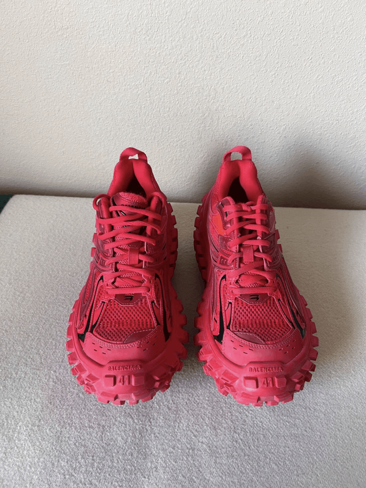 Balenciaga Balenciaga Defender Sneakers in Red Size US 8 / EU 41 - 3 Thumbnail
