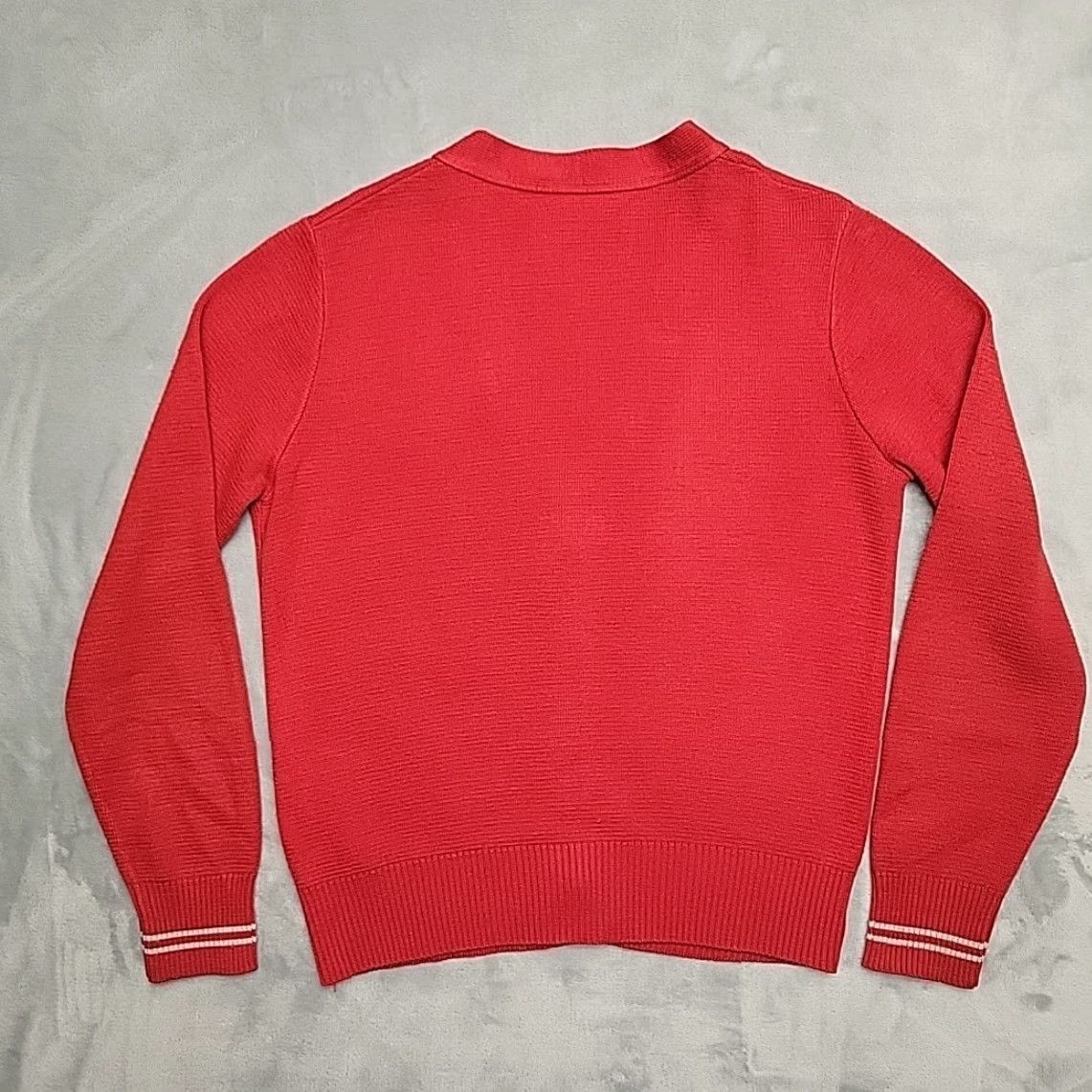 Vintage VTG American Airlines Cardigan Womens Small Red Knit V Neck Retro Stewardess Cardigan Women S Red Knit V Neck Retro Stewardess Size S / US 4 / IT 40 - 5 Thumbnail